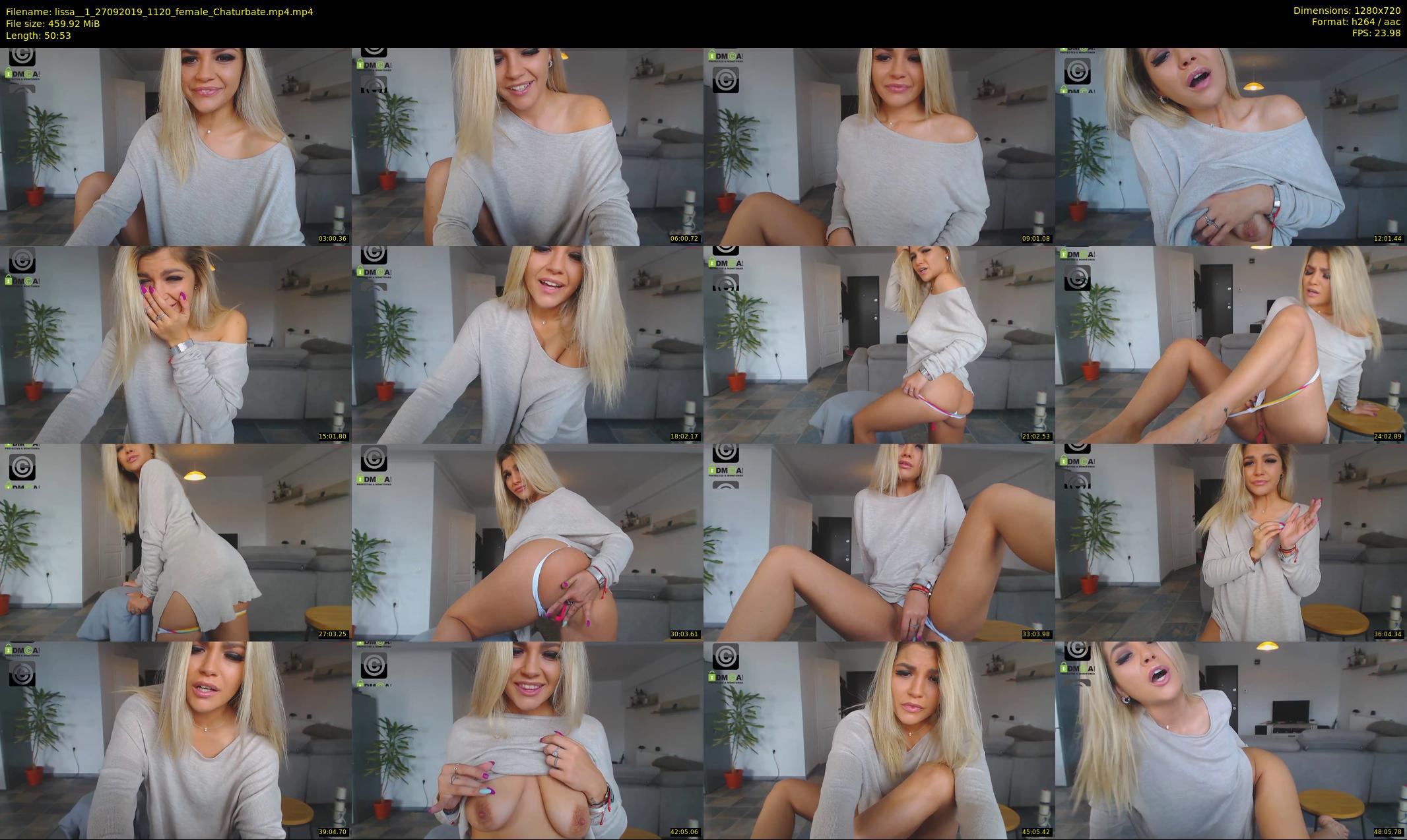 lissa__1 — 51 minute Chaturbate female cam show recording, 720p, Sep 27, 2019