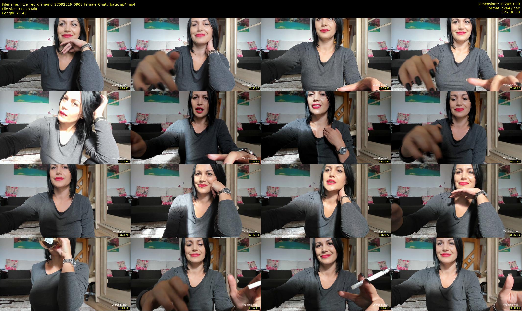 little_red_diamond — 22 minute Chaturbate female cam show recording, 1080p, Sep 27, 2019