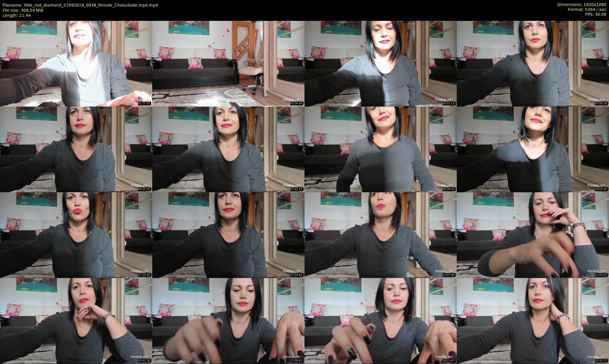 little_red_diamond — 22 minute Chaturbate female cam show recording, 1080p, Sep 27, 2019