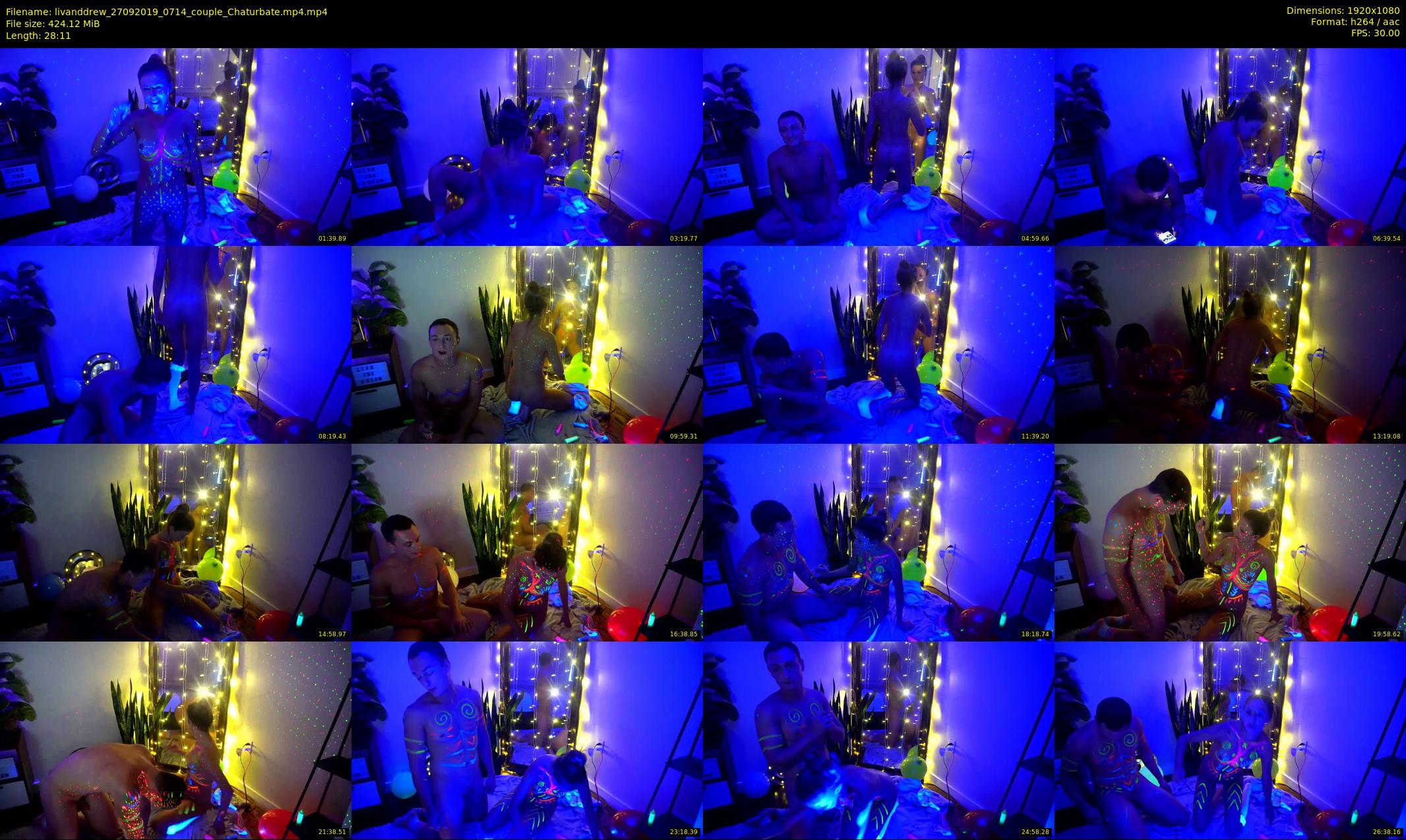 livanddrew — 29 minute Chaturbate couple cam show recording, 1080p, Sep 27, 2019