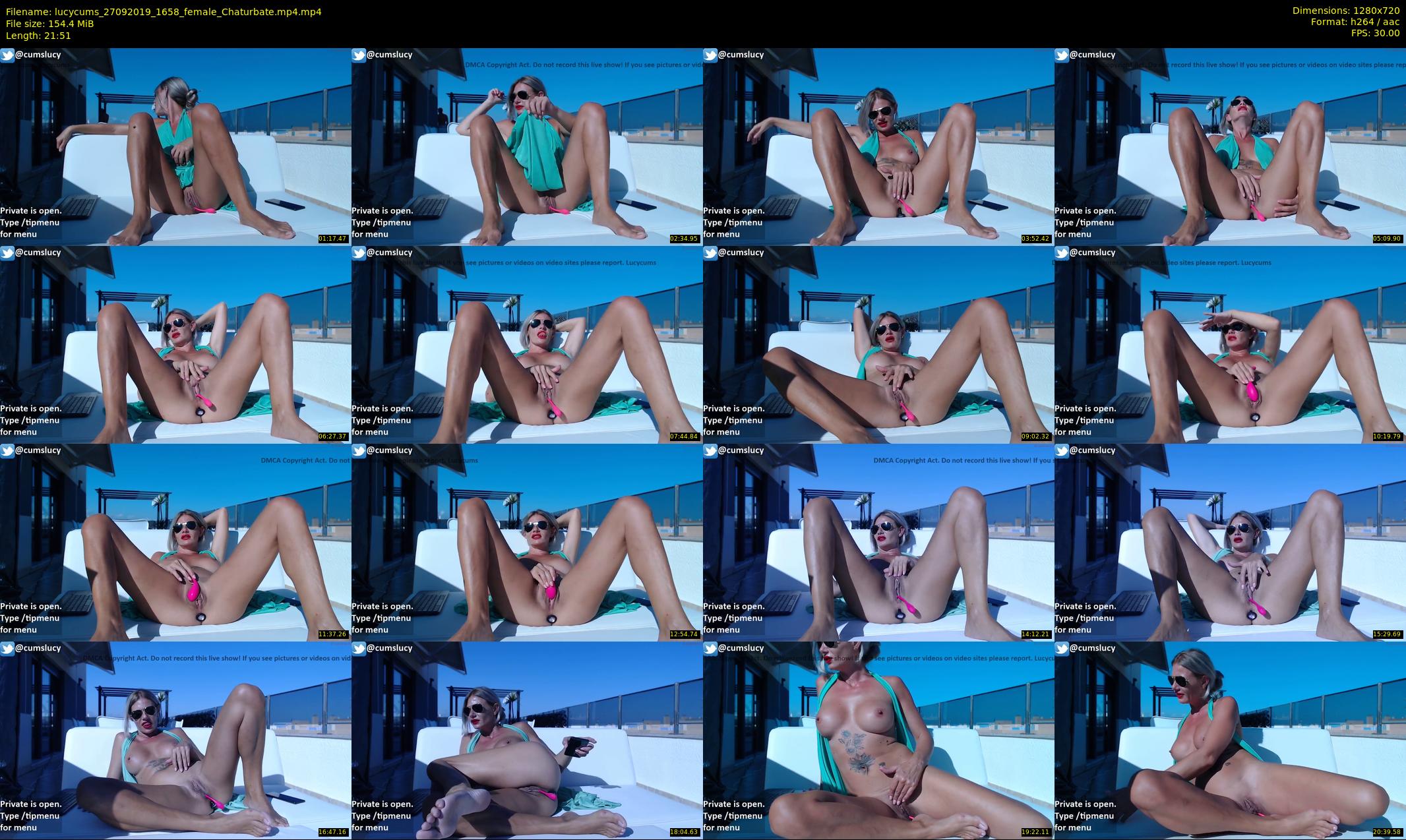 lucycums — 22 minute Chaturbate couple cam show recording, 720p, Sep 27, 2019