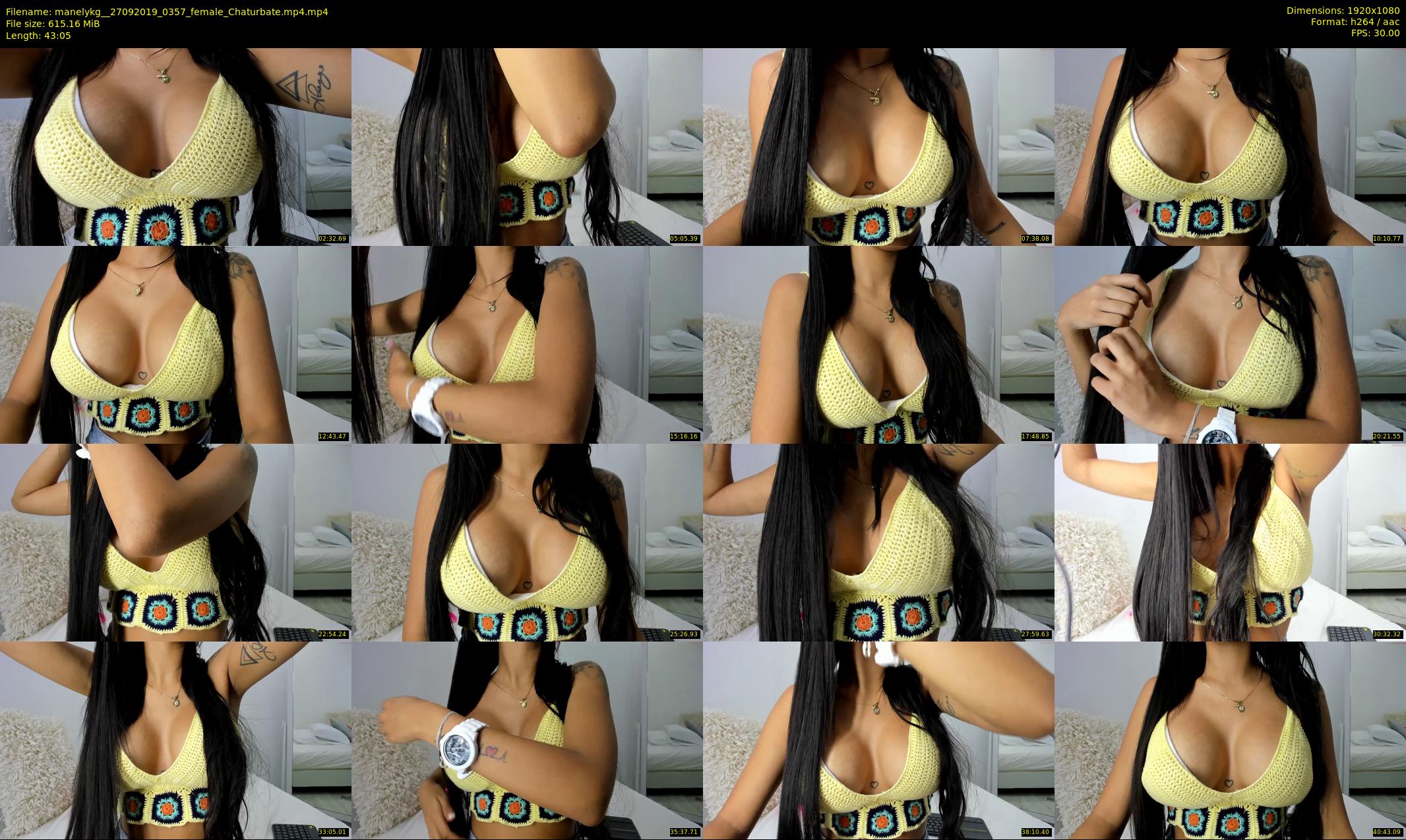 manelykg_ — 44 minute Chaturbate female cam show recording, 1080p, Sep 27, 2019
