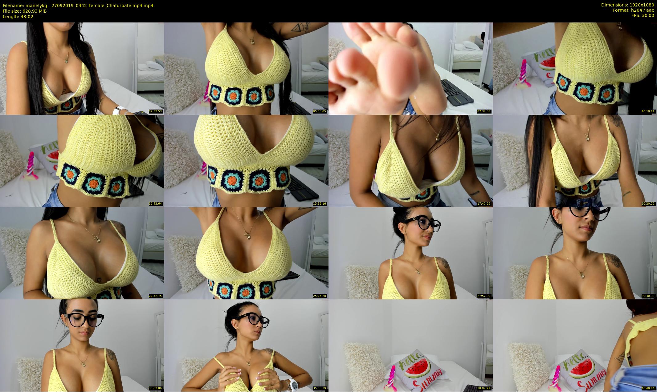 manelykg_ — 44 minute Chaturbate female cam show recording, 1080p, Sep 27, 2019