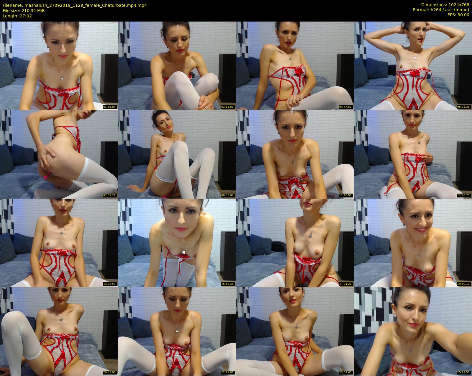 mashalush — 28 minute Chaturbate female cam show recording, 720p, Sep 27, 2019