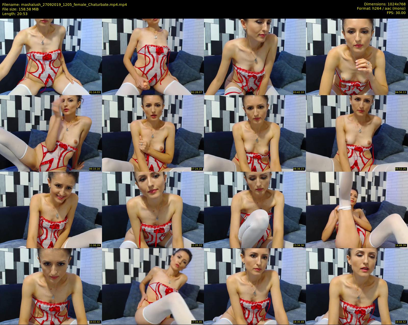 mashalush — 21 minute Chaturbate female cam show recording, 720p, Sep 27, 2019
