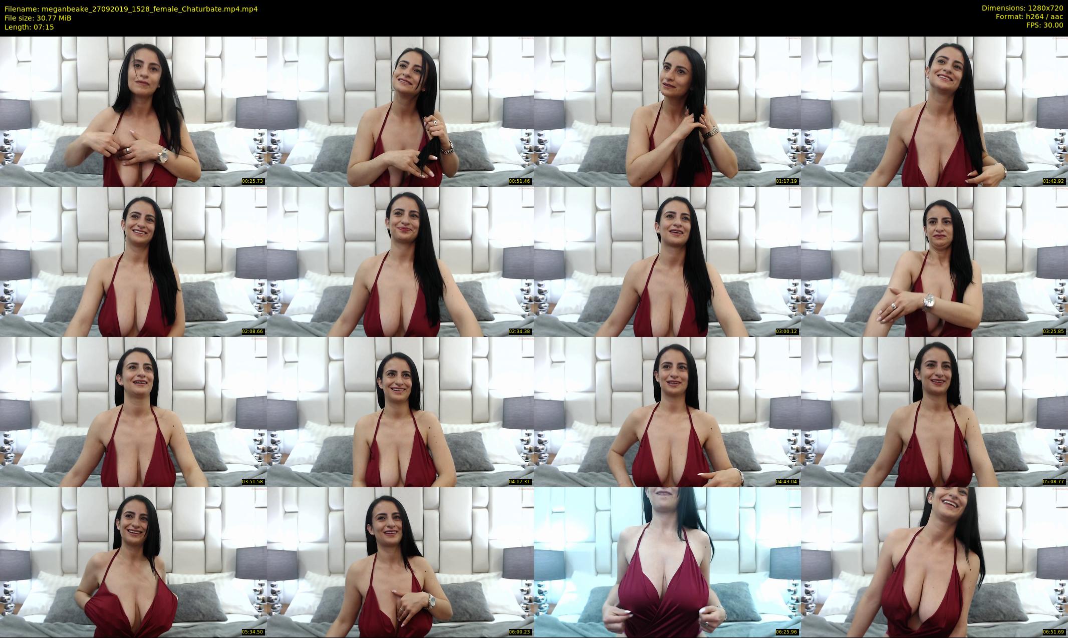 meganbeake — 8 minute Chaturbate female cam show recording, 720p, Sep 27, 2019