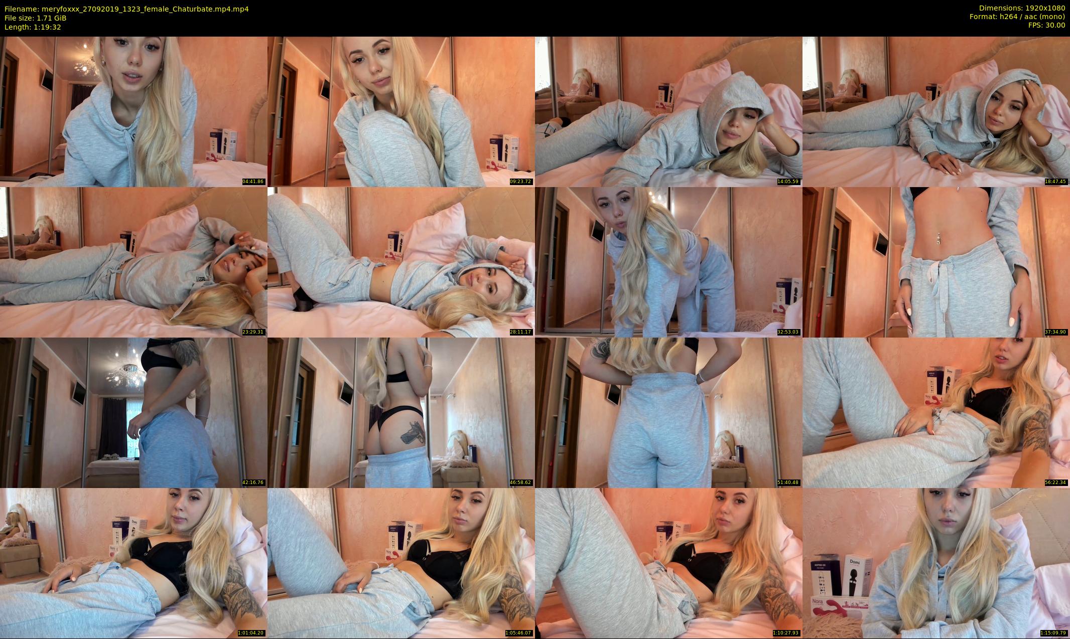 meryfoxxx — 80 minute Chaturbate female cam show recording, 1080p, Sep 27, 2019