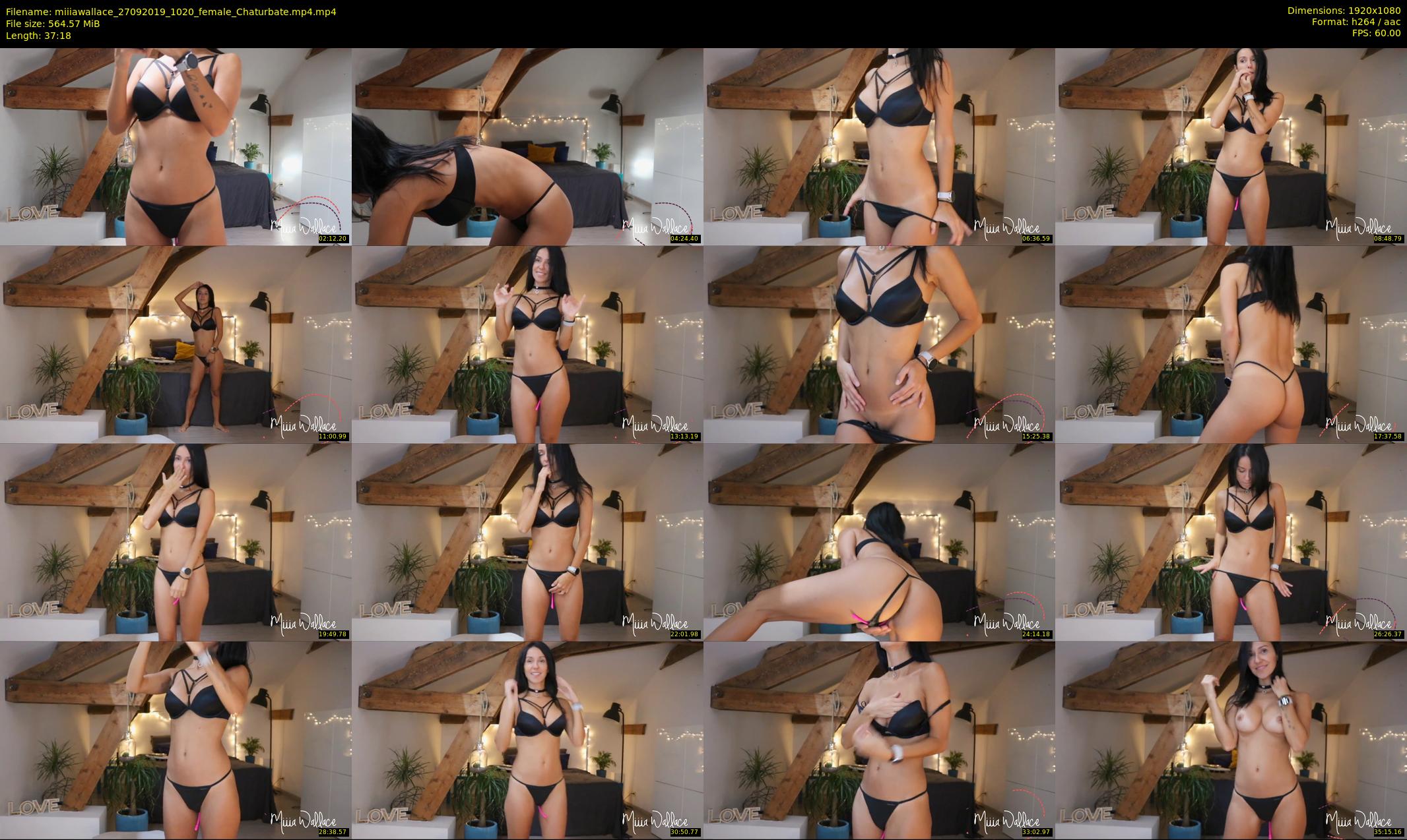 miiiawallace — 38 minute Chaturbate female cam show recording, 1080p, Sep 27, 2019