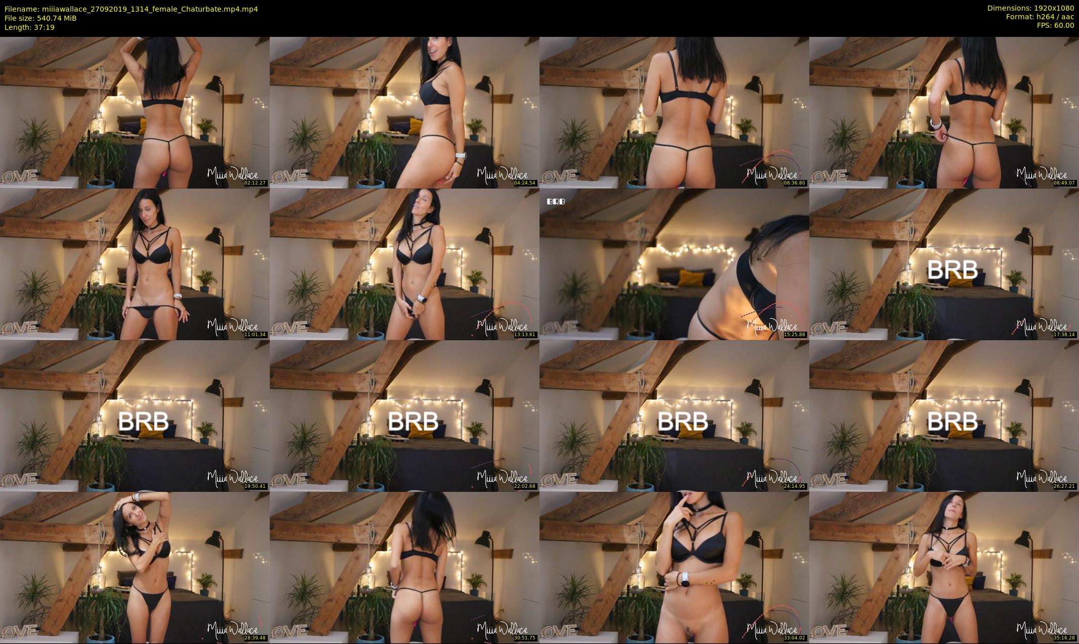 miiiawallace — 38 minute Chaturbate female cam show recording, 1080p, Sep 27, 2019