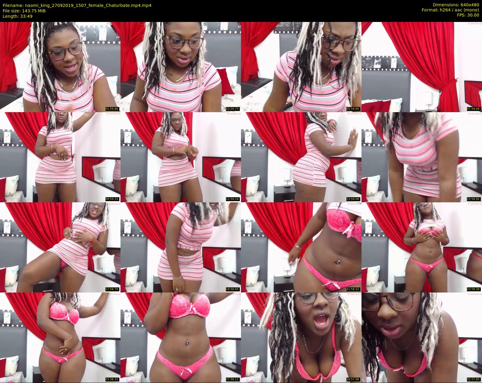 naomi_king — 34 minute Chaturbate female cam show recording, 480p, Sep 27, 2019