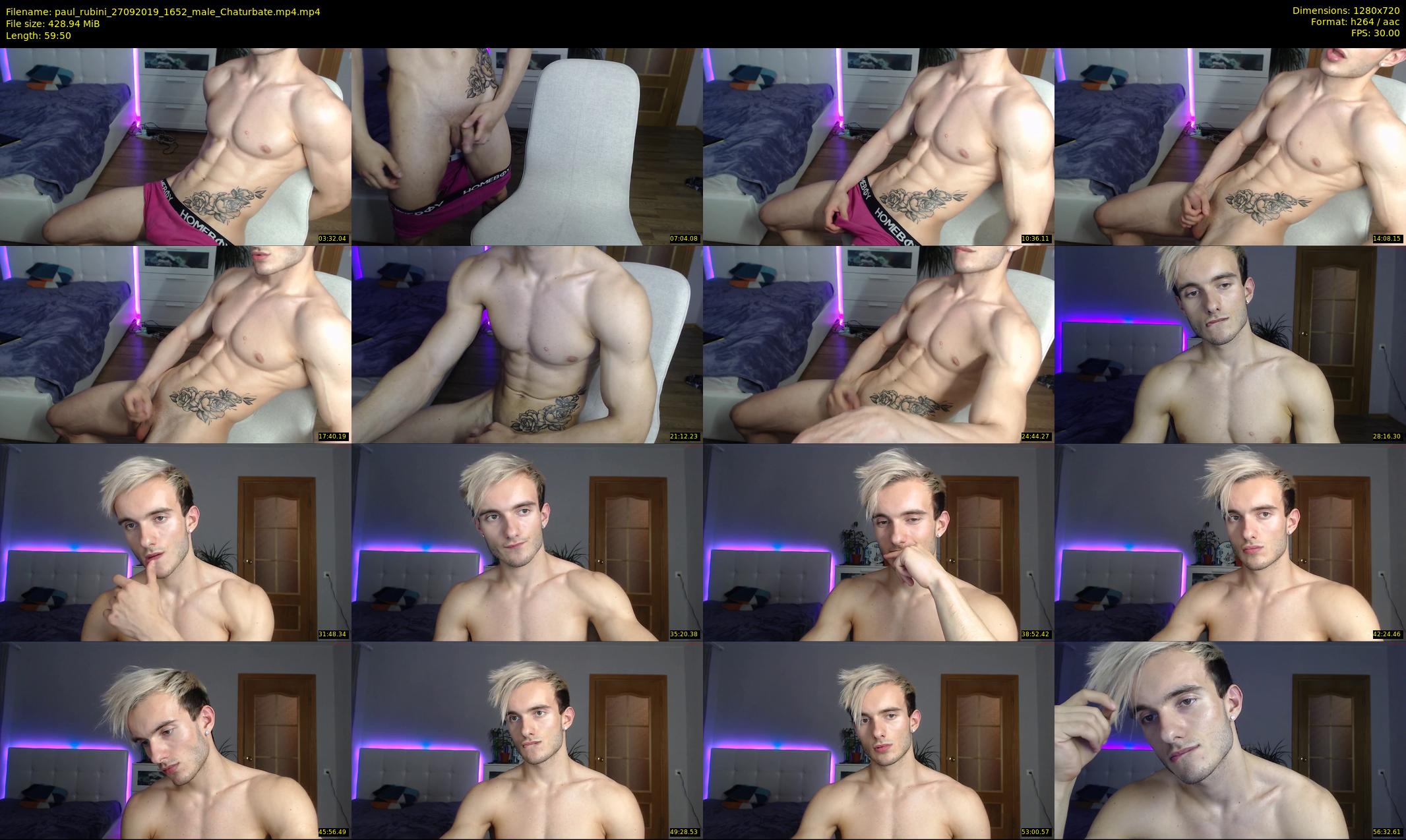 paul_rubini — 60 minute Chaturbate male cam show recording, 720p, Sep 27, 2019