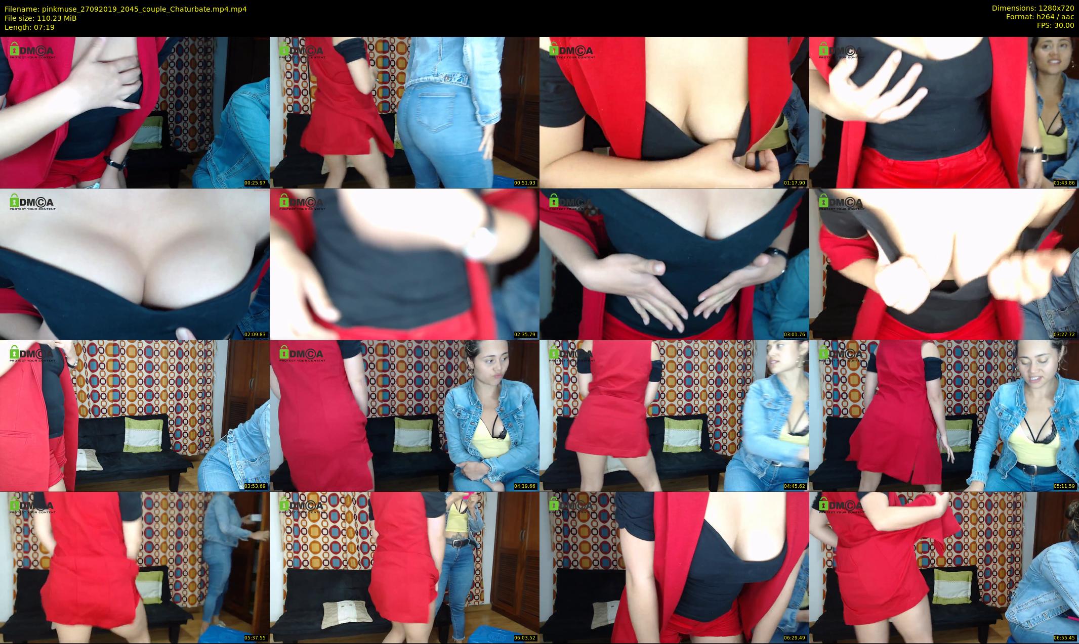 pinkmuse — 8 minute Chaturbate couple cam show recording, 720p, Sep 27, 2019