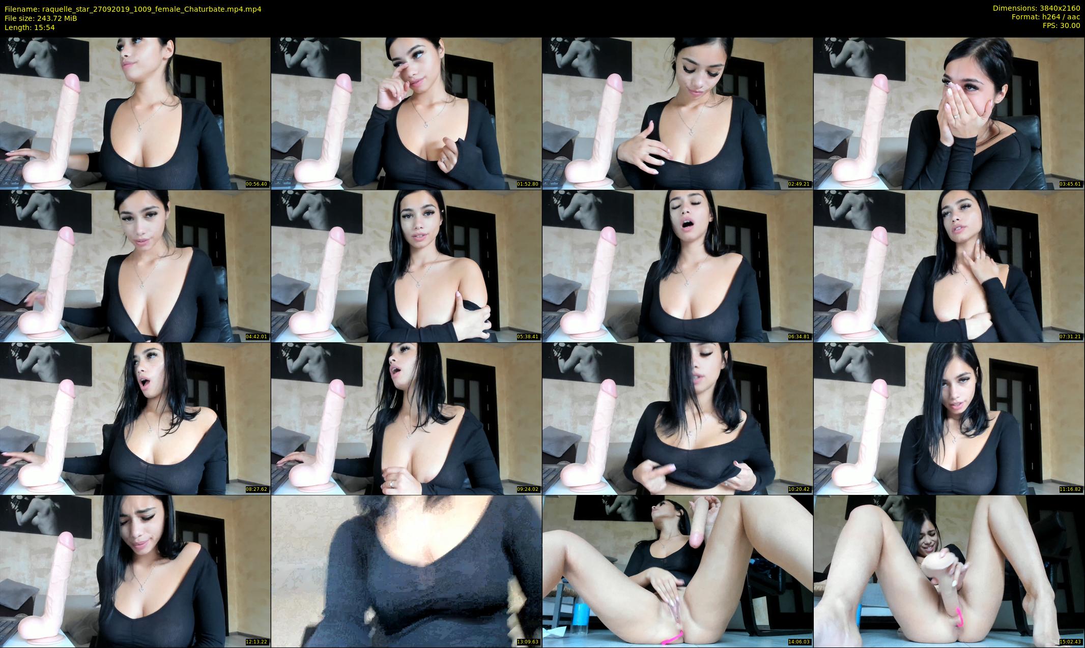 raquelle_star — 16 minute Chaturbate couple cam show recording, 4K, Sep 27, 2019