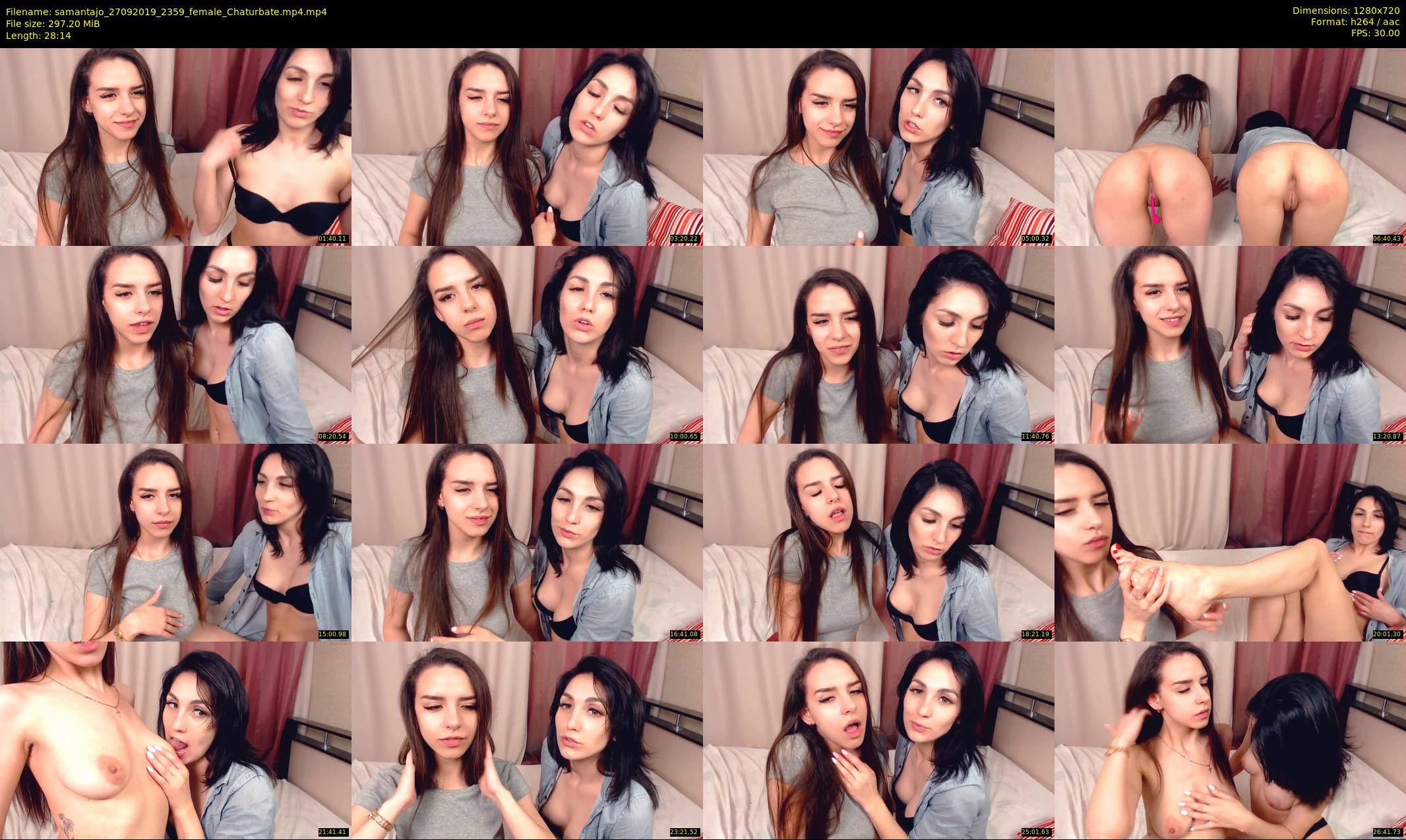 samantajo — 29 minute Chaturbate female cam show recording, 720p, Sep 27, 2019
