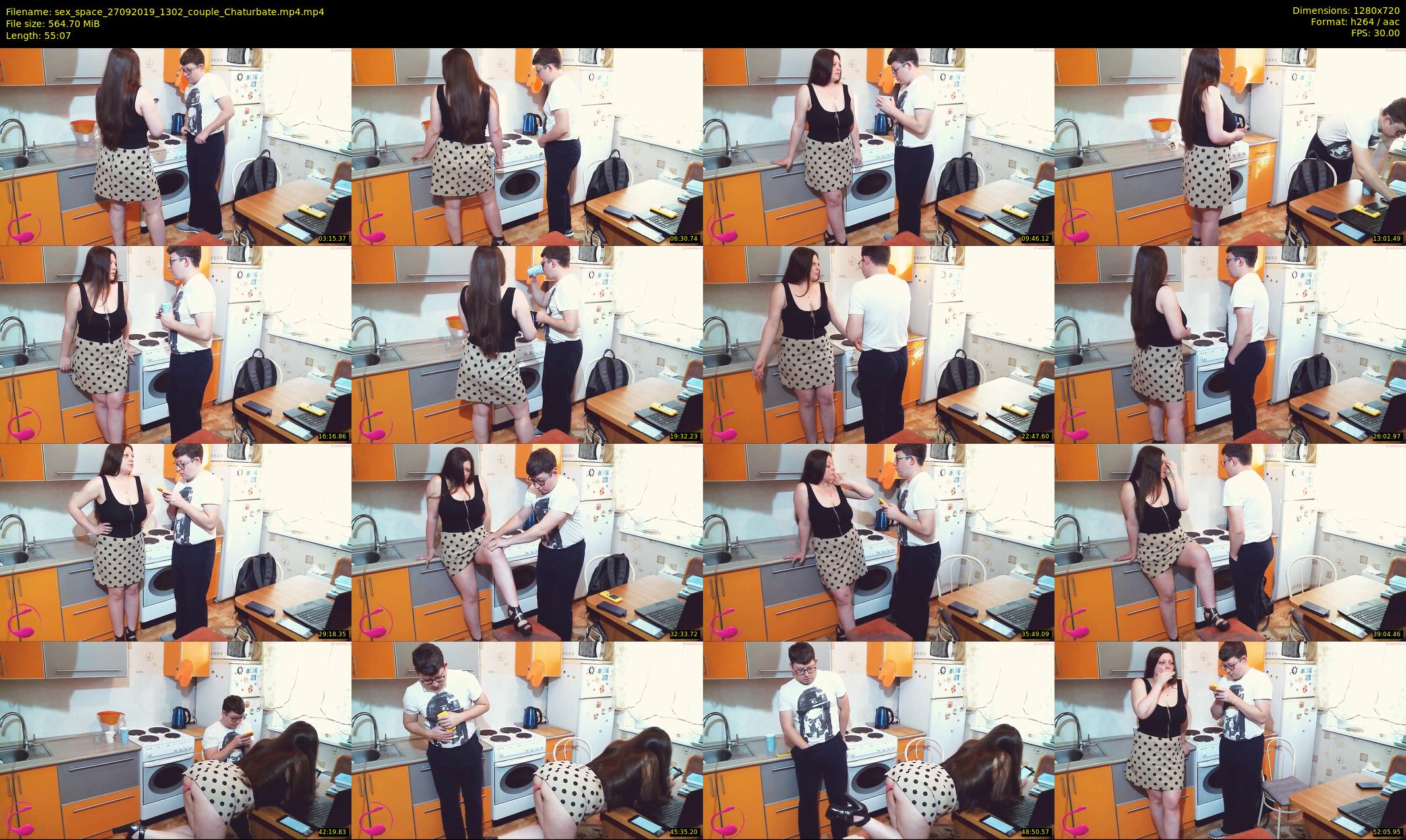 sex_space — 56 minute Chaturbate couple cam show recording, 720p, Sep 27, 2019