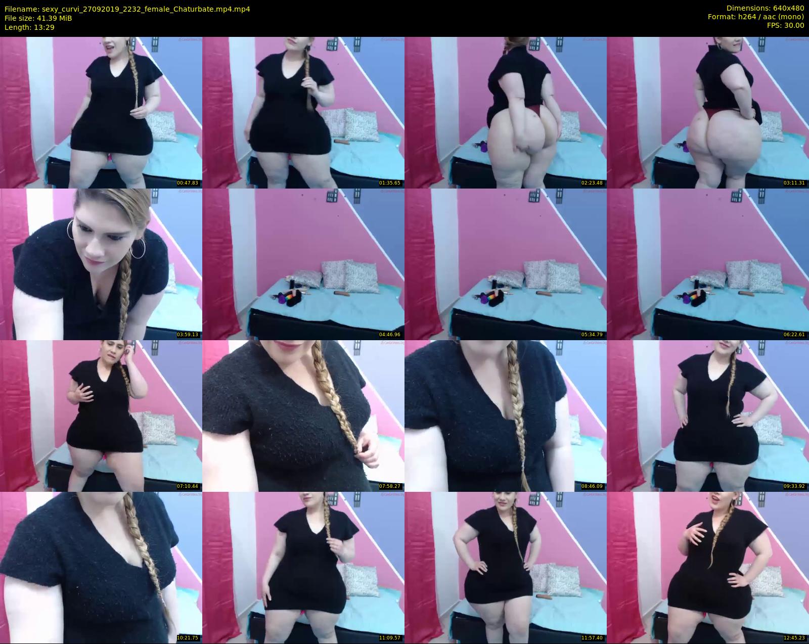 sexy_curvi — 14 minute Chaturbate female cam show recording, 480p, Sep 27, 2019