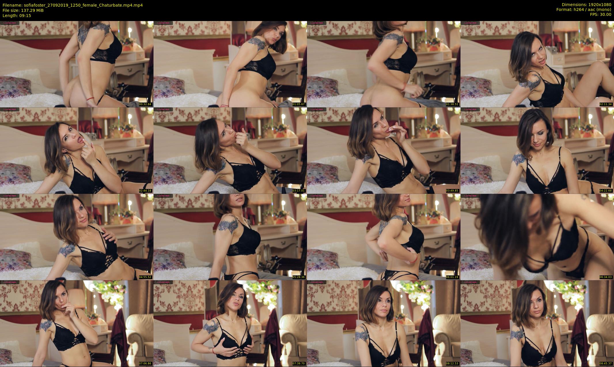 sofiafoster — 10 minute Chaturbate female cam show recording, 1080p, Sep 27, 2019