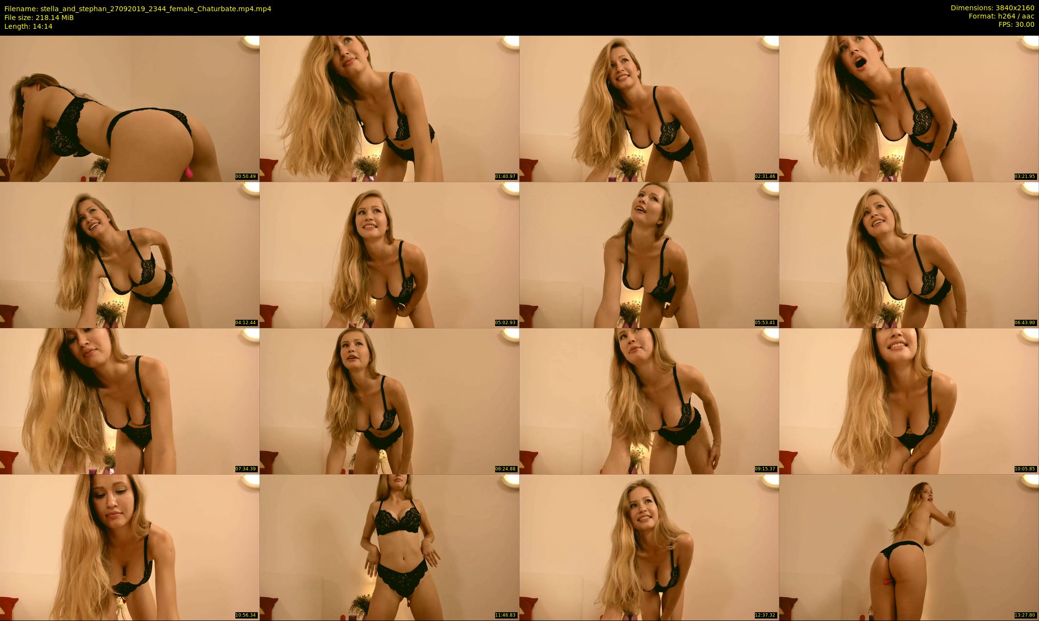 stella_and_stephan — 15 minute Chaturbate couple cam show recording, 4K, Sep 27, 2019