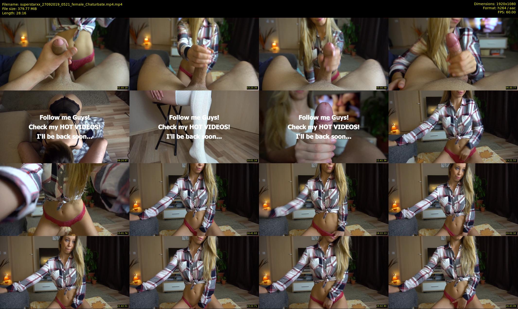superstarxx — 29 minute Chaturbate female cam show recording, 1080p, Sep 27, 2019