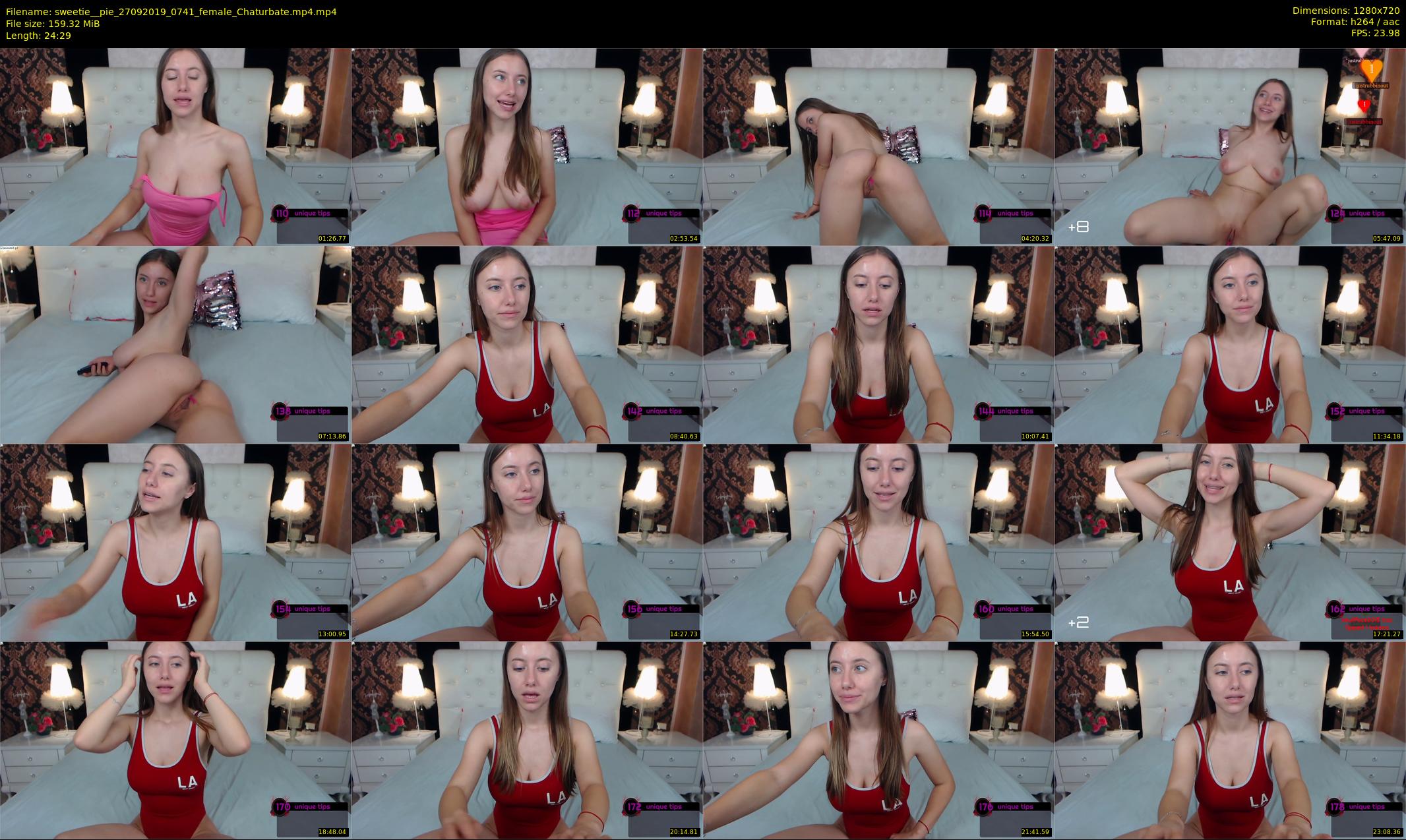 sweetie__pie — 25 minute Chaturbate female cam show recording, 720p, Sep 27, 2019