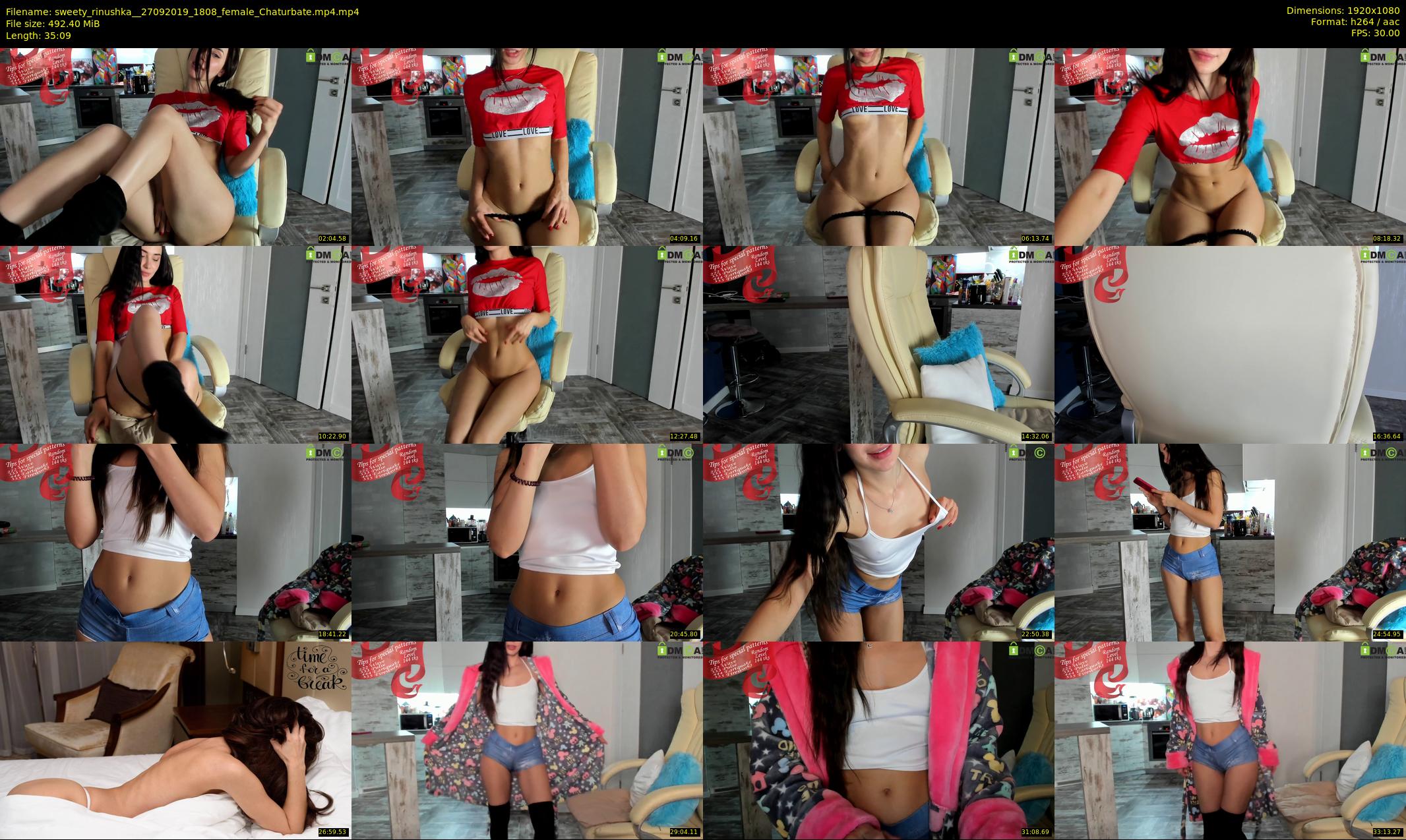 sweety_rinushka_ — 36 minute Chaturbate female cam show recording, 1080p, Sep 27, 2019