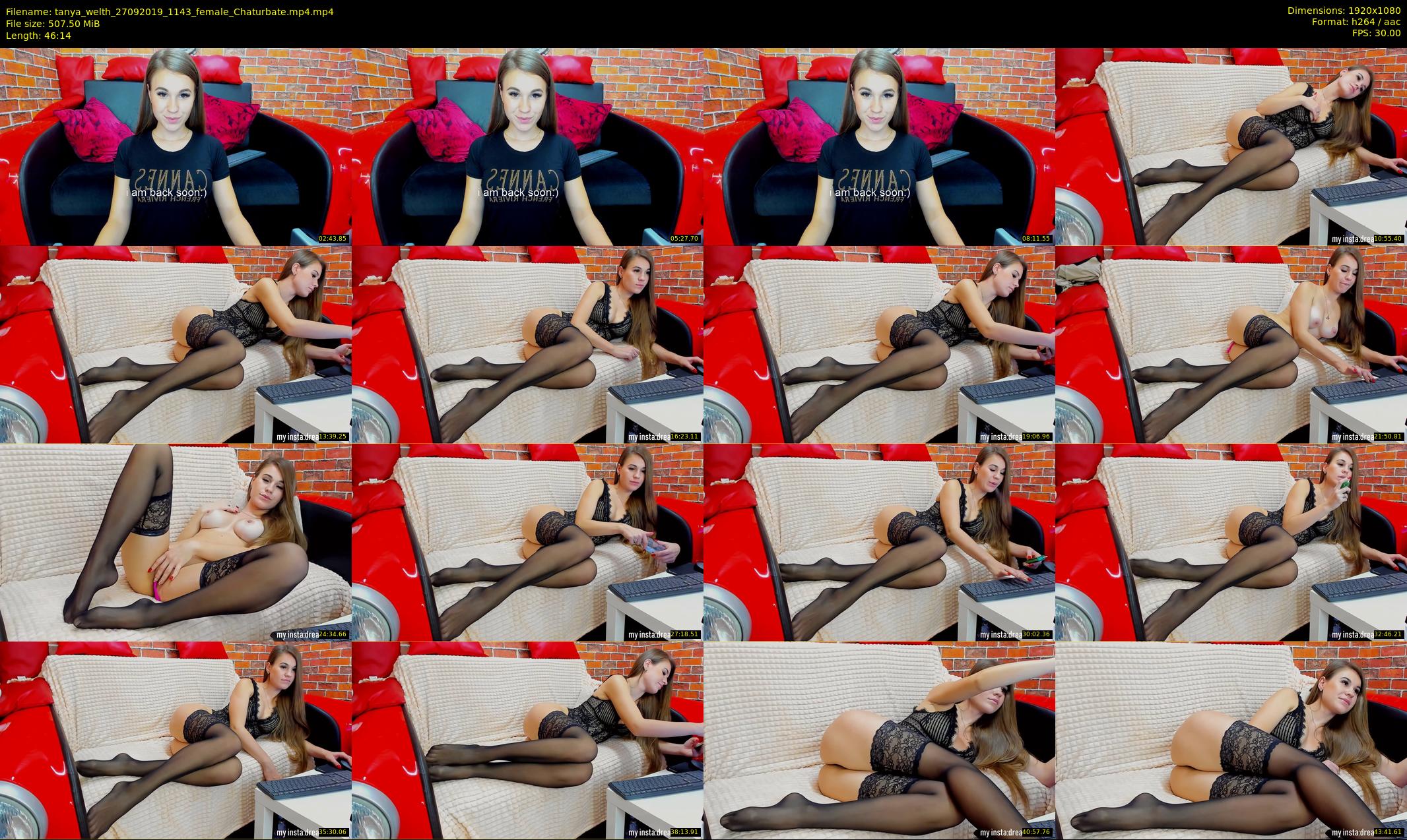 tanya_welth — 47 minute Chaturbate female cam show recording, 1080p, Sep 27, 2019