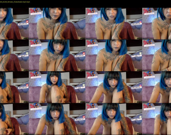tattoo_ninja_kitty — 4 minute Chaturbate female cam show recording, 720p, Sep 28, 2019