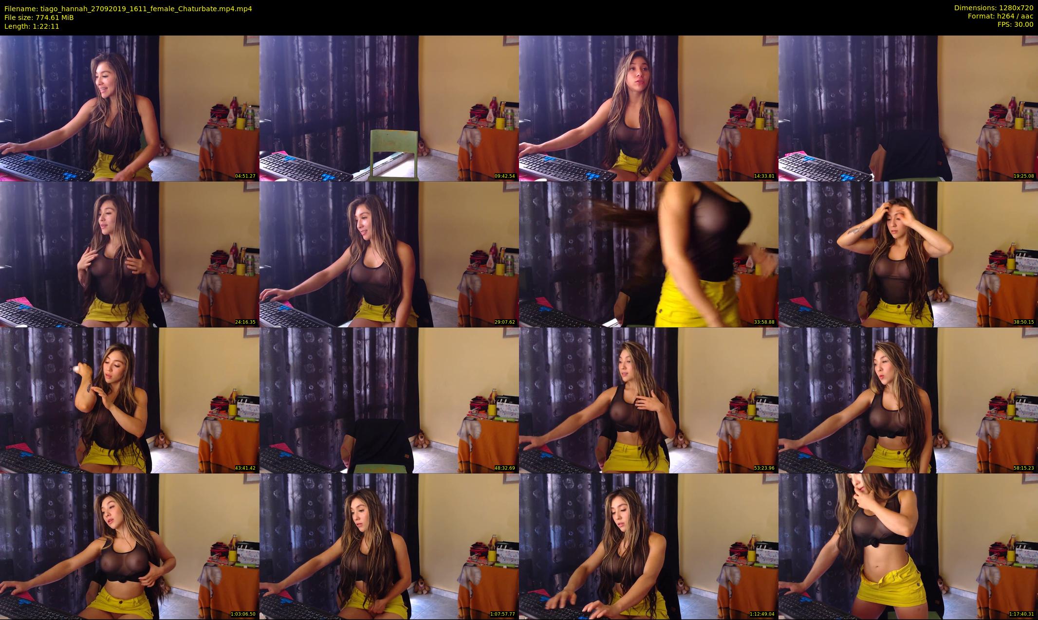 tiago_hannah — 83 minute Chaturbate couple cam show recording, 720p, Sep 27, 2019