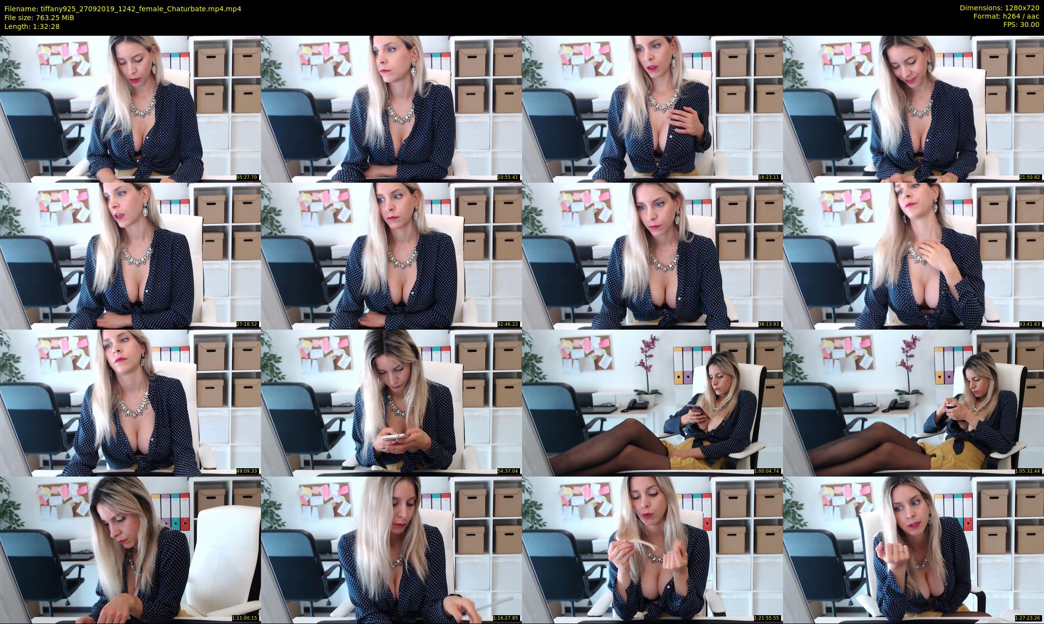 tiffany925 — 93 minute Chaturbate female cam show recording, 720p, Sep 27, 2019