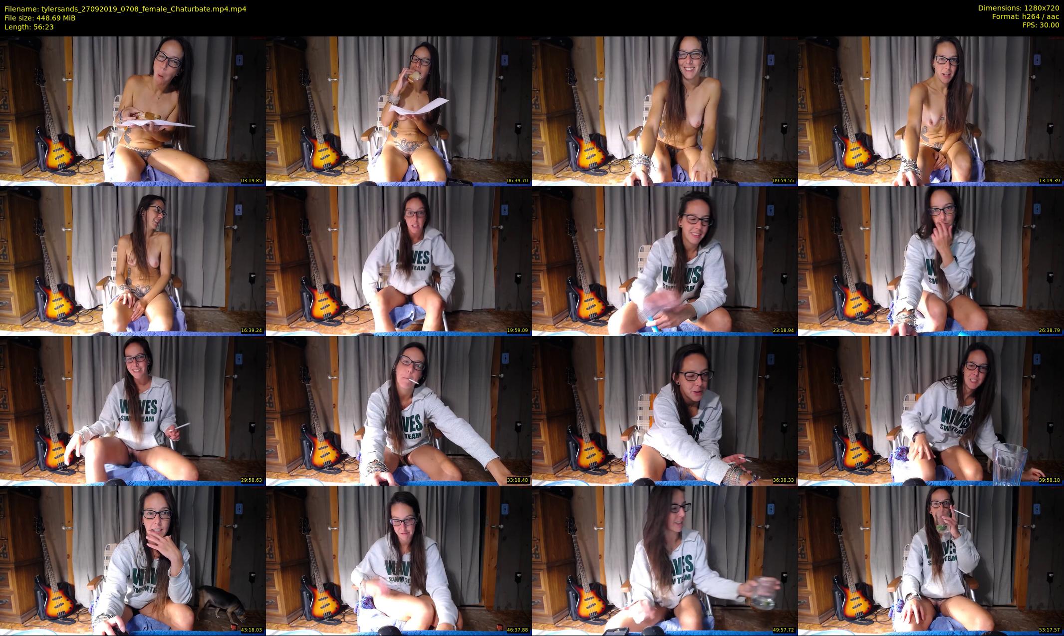tylersands — 57 minute Chaturbate female cam show recording, 720p, Sep 27, 2019