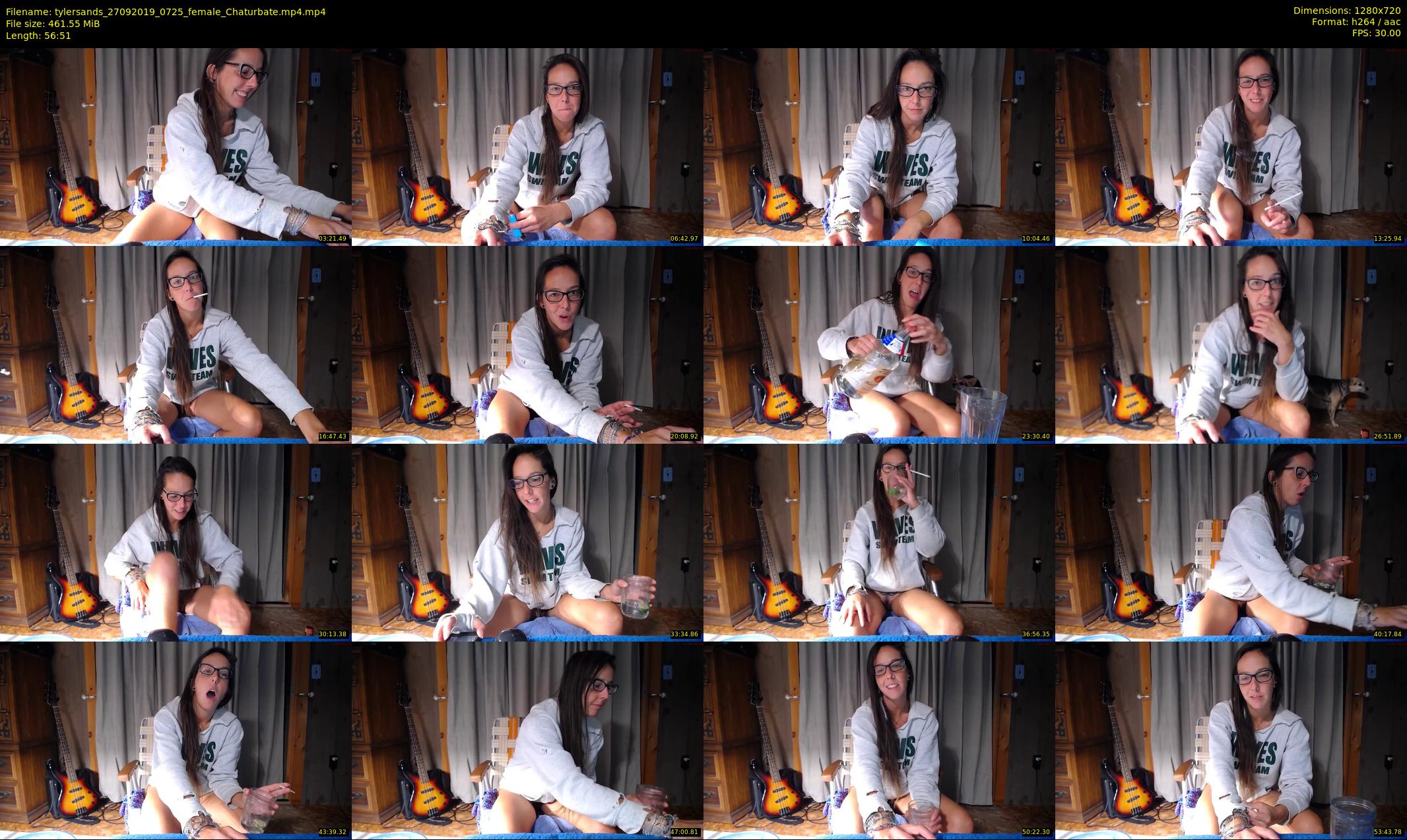 tylersands — 57 minute Chaturbate female cam show recording, 720p, Sep 27, 2019