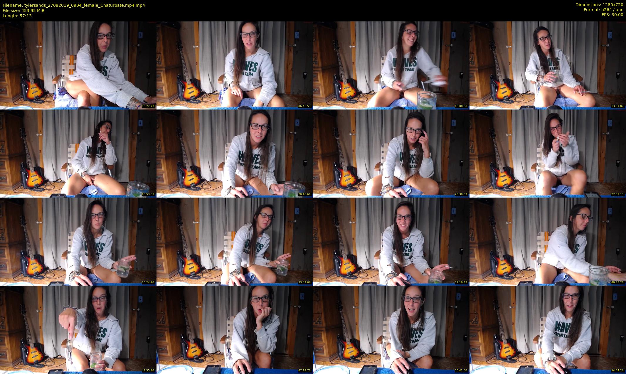tylersands — 58 minute Chaturbate female cam show recording, 720p, Sep 27, 2019