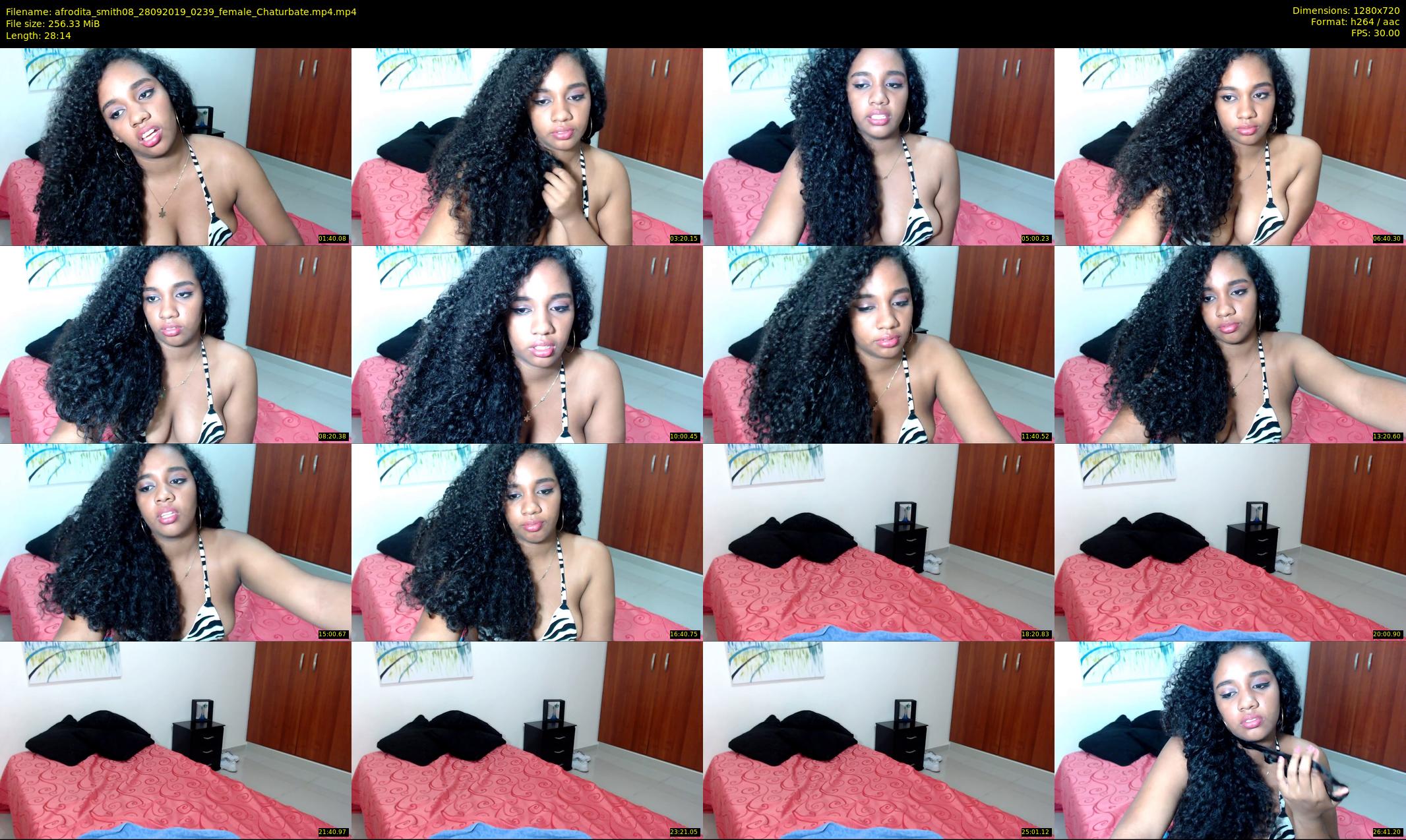 afrodita_smith08 — 29 minute Chaturbate female cam show recording, 720p, Sep 28, 2019