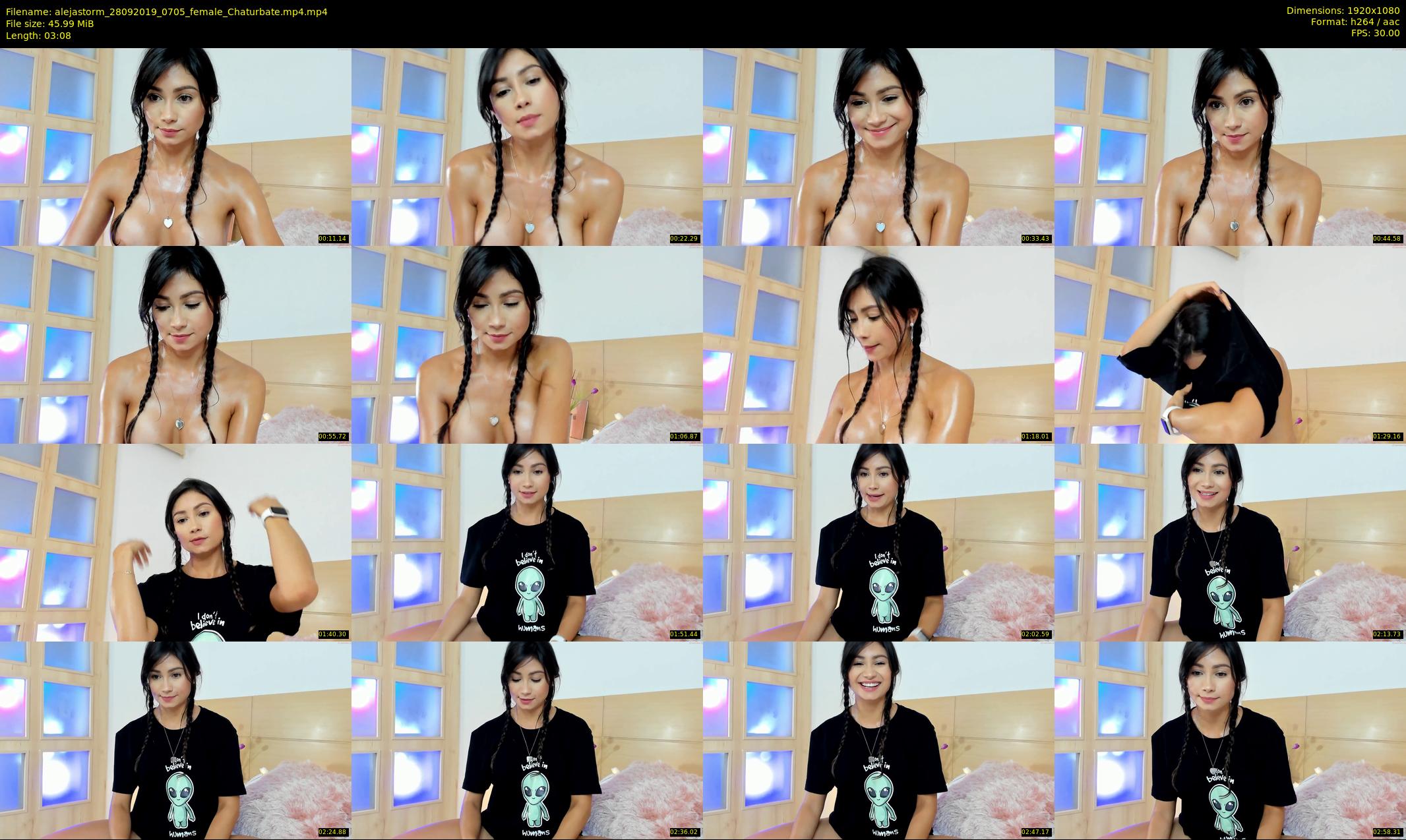 alejastorm — 4 minute Chaturbate female cam show recording, 1080p, Sep 28, 2019