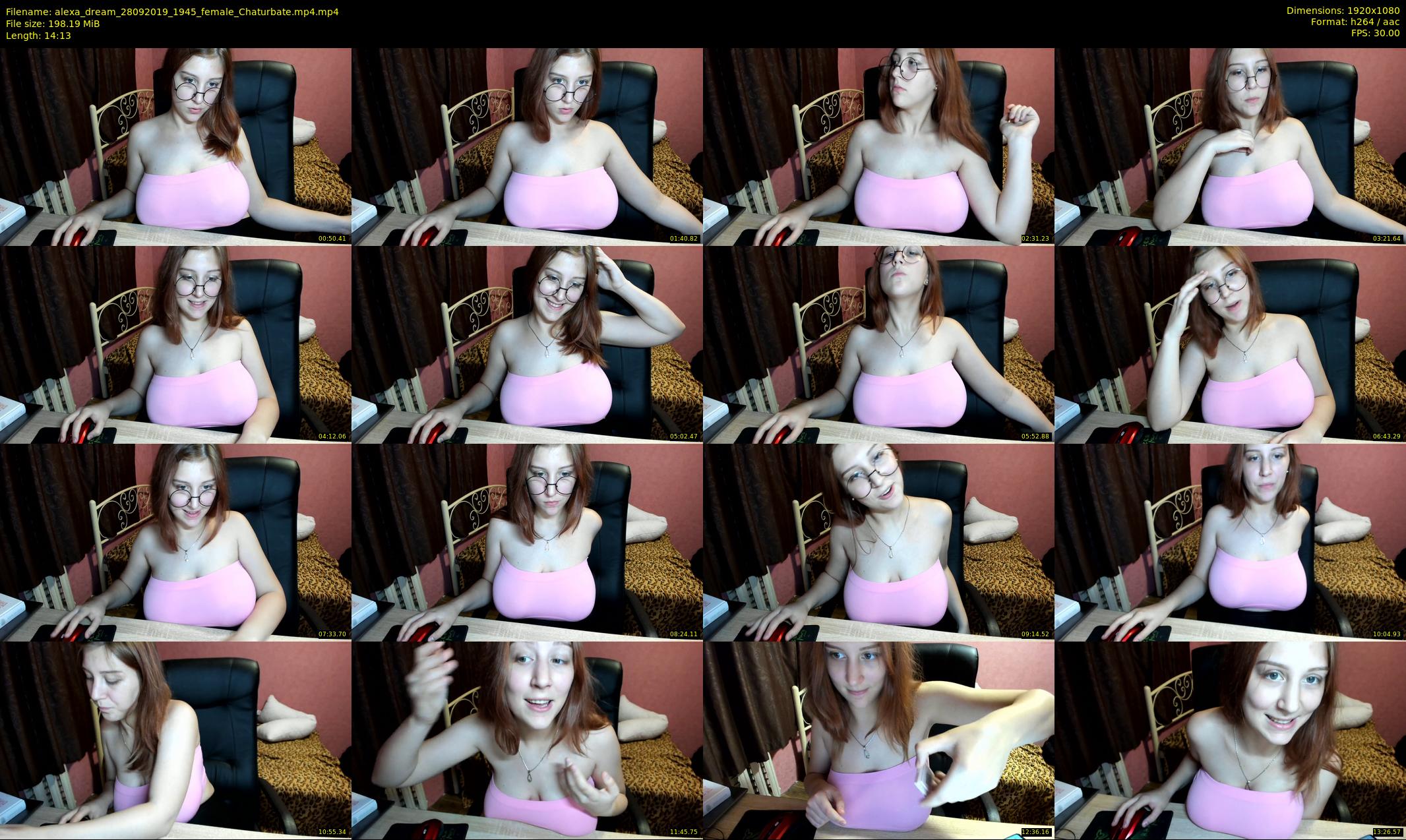 alexa_dream — 15 minute Chaturbate female cam show recording, 1080p, Sep 28, 2019