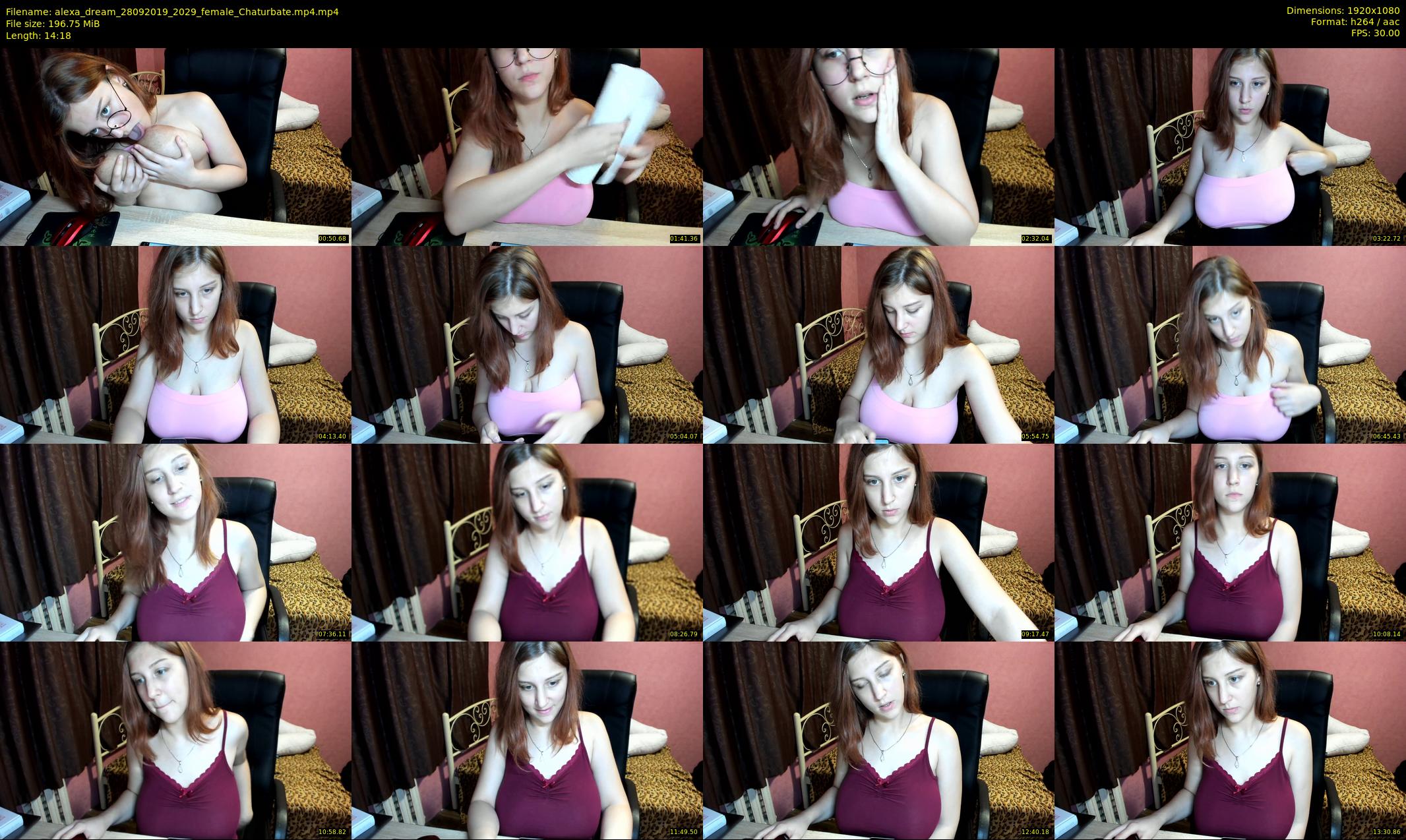 alexa_dream — 15 minute Chaturbate female cam show recording, 1080p, Sep 28, 2019