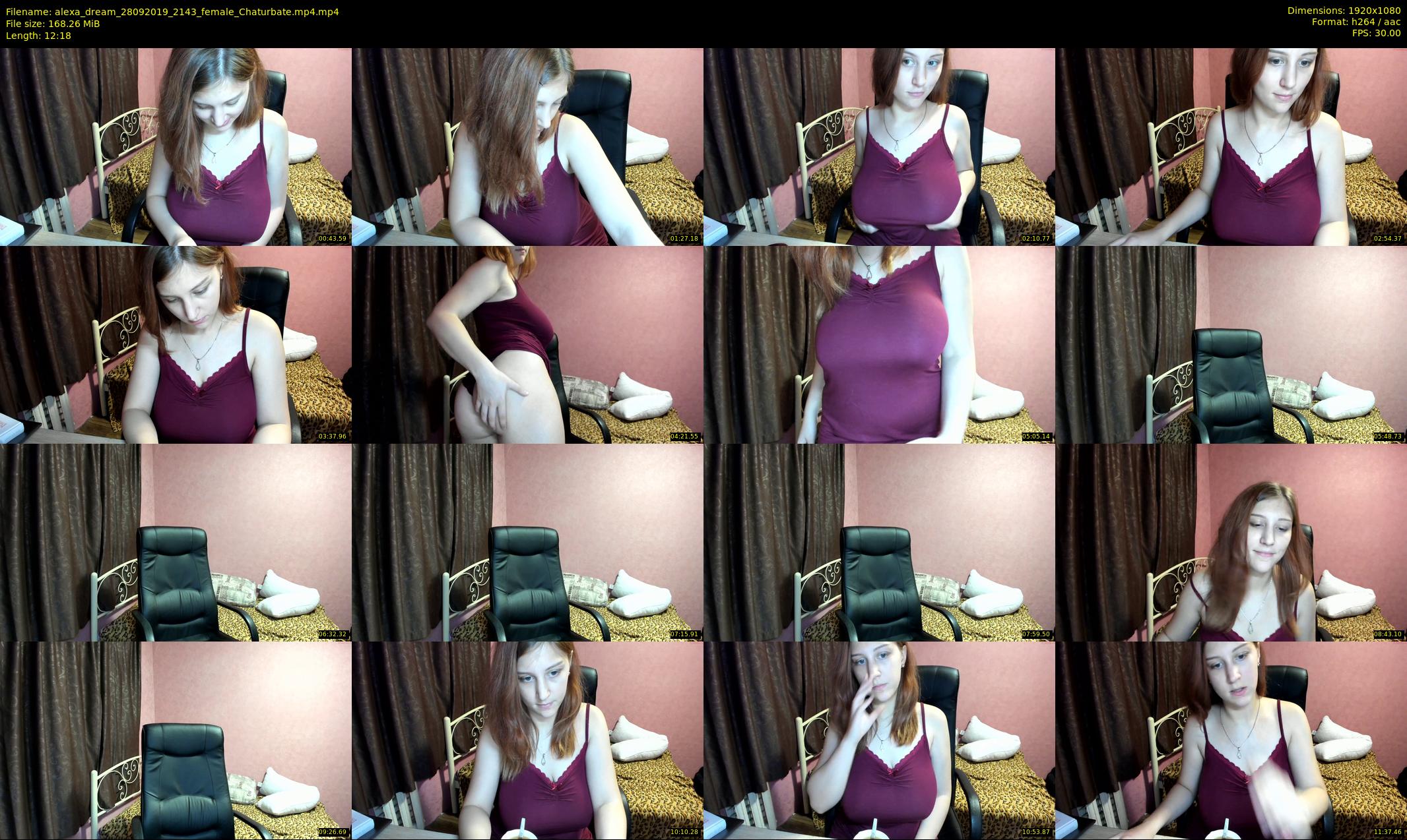 alexa_dream — 13 minute Chaturbate female cam show recording, 1080p, Sep 28, 2019