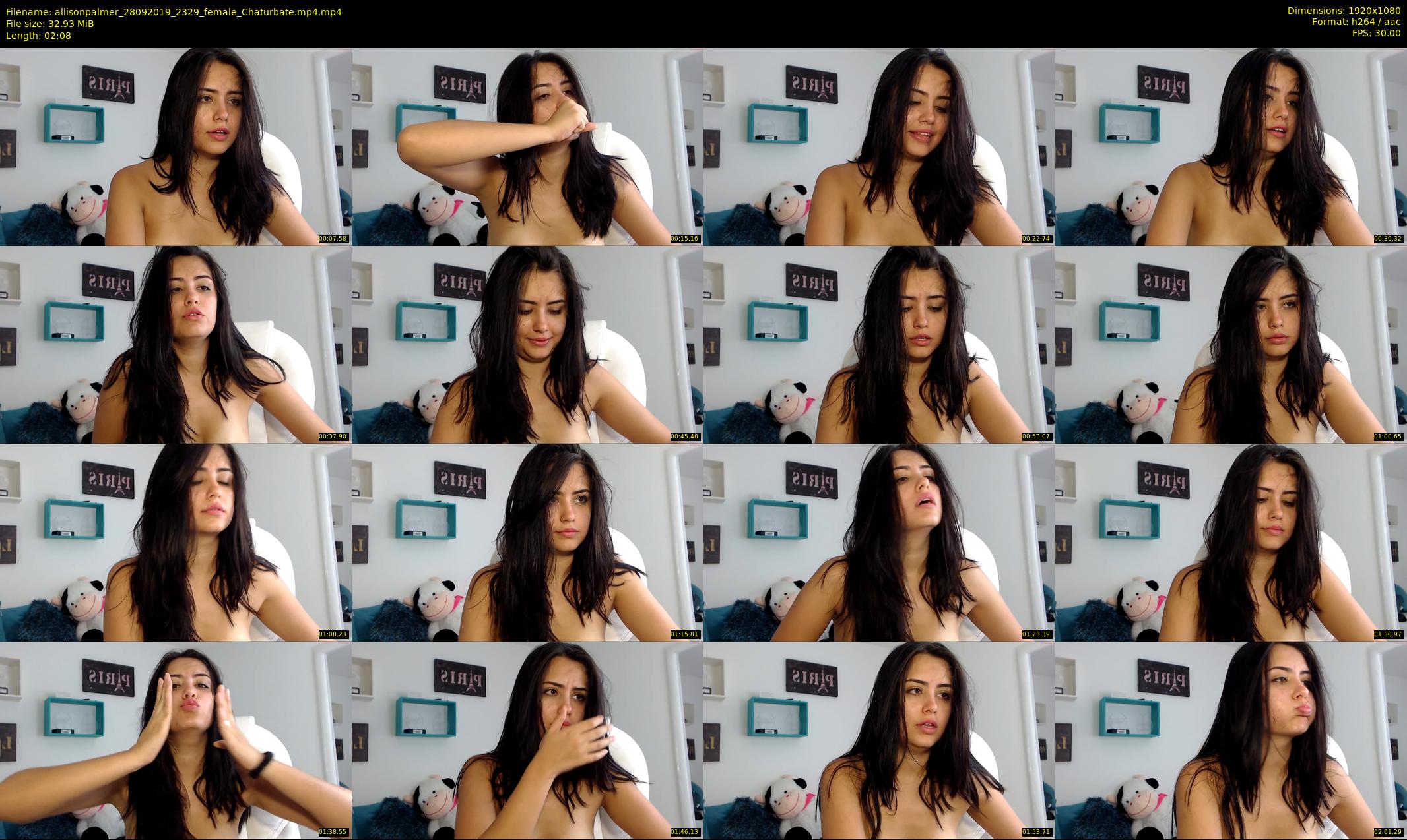 allisonpalmer — 3 minute Chaturbate female cam show recording, 1080p, Sep 28, 2019