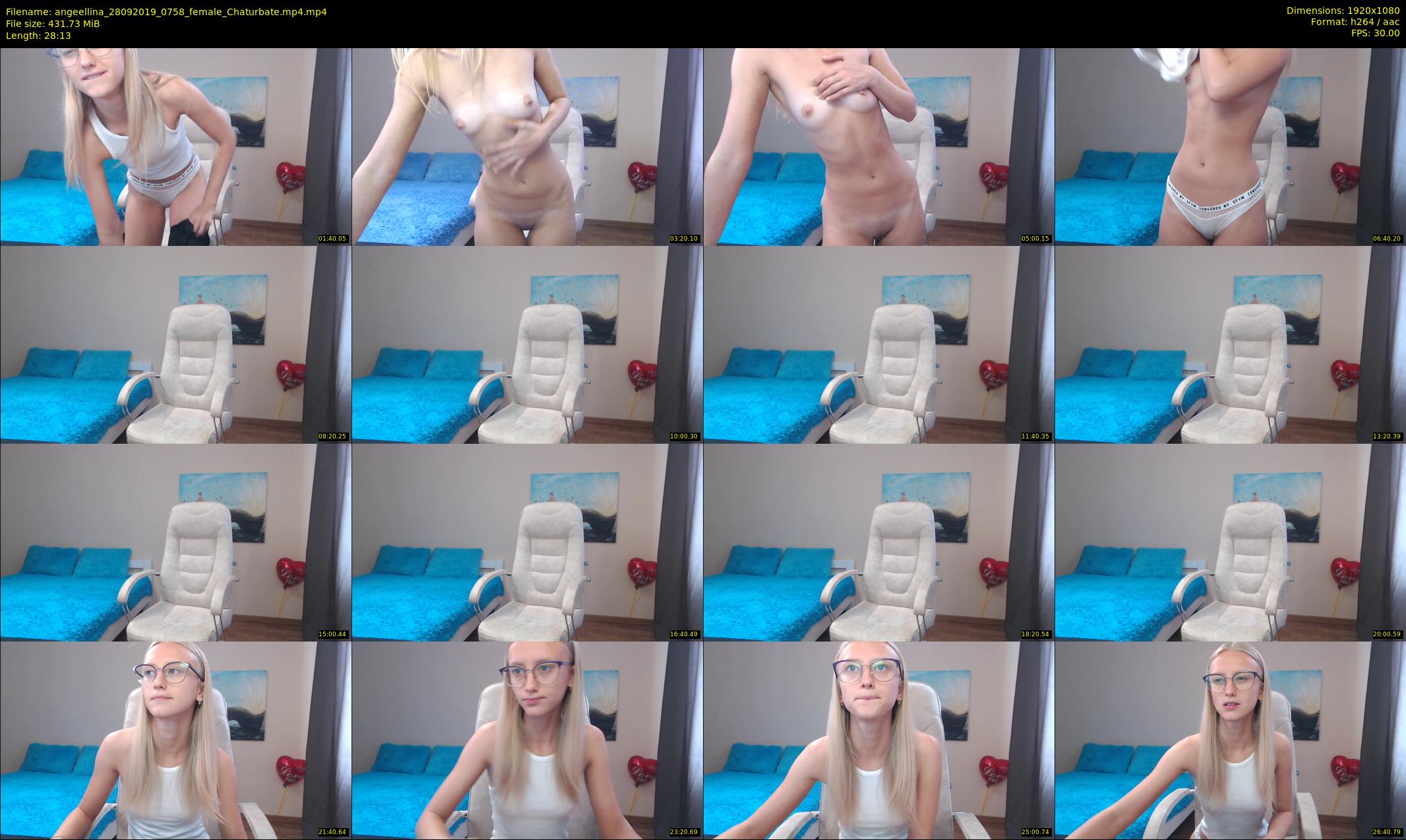 angeellina — 29 minute Chaturbate female cam show recording, 1080p, Sep 28, 2019