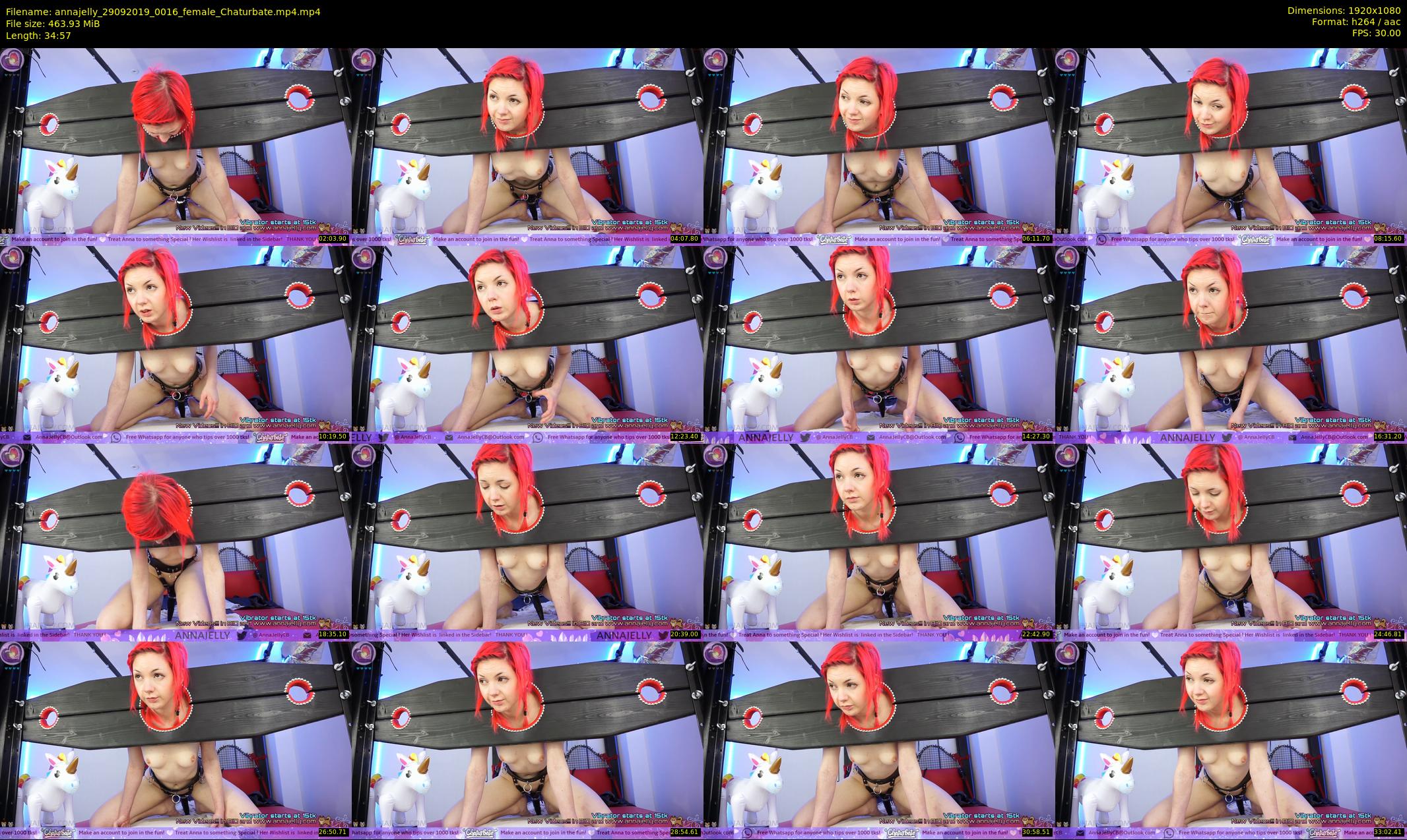annajelly — 35 minute Chaturbate couple cam show recording, 1080p, Sep 29, 2019