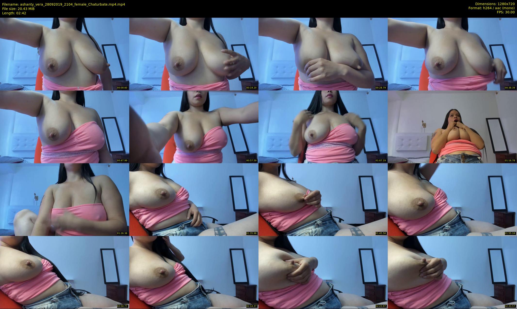 ashanty_vera — 3 minute Chaturbate couple cam show recording, 720p, Sep 28, 2019