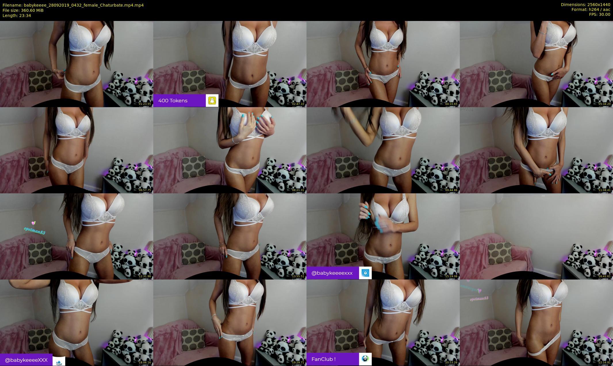 babykeeee — 24 minute Chaturbate female cam show recording, 1080p, Sep 28, 2019