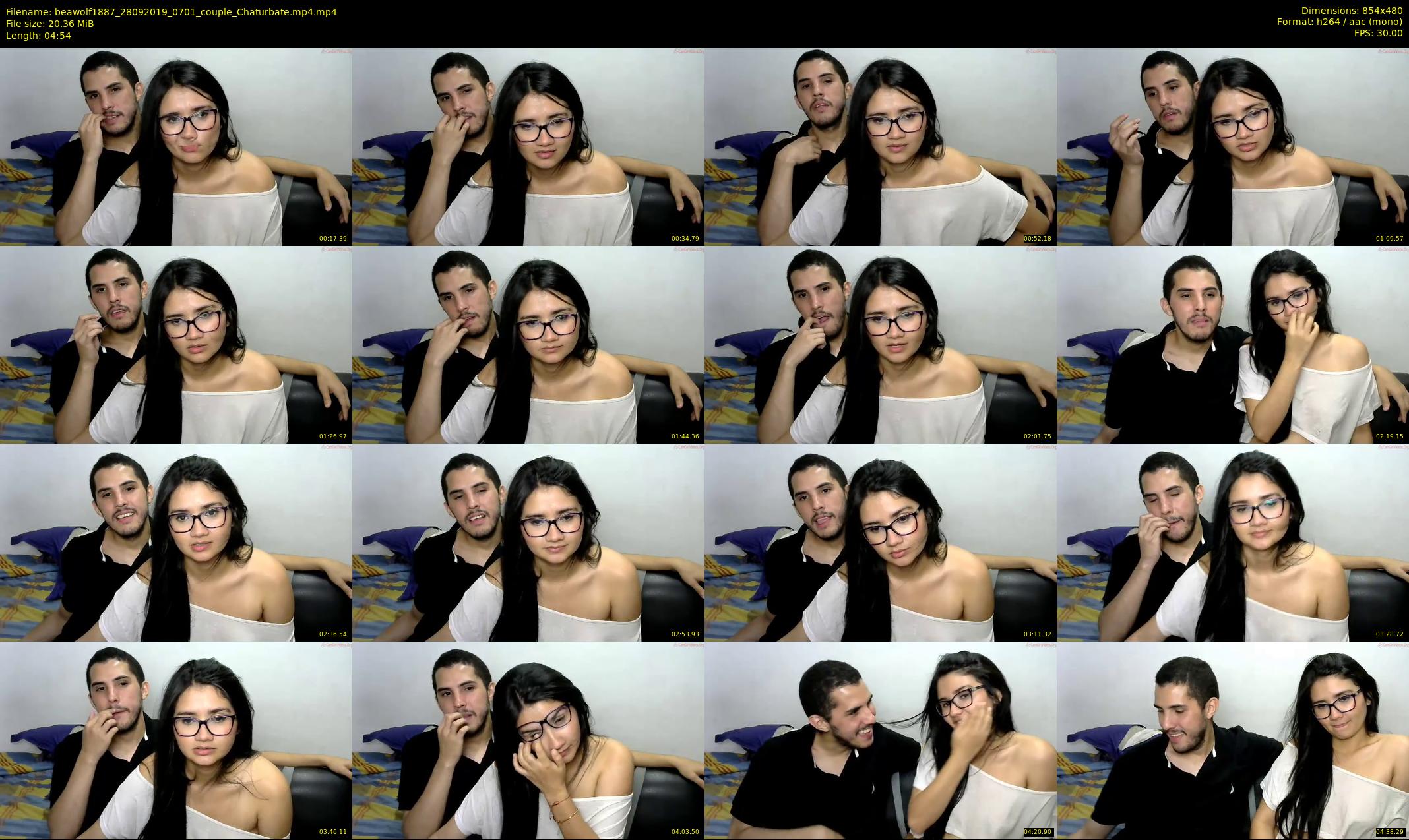 beawolf1887 — 5 minute Chaturbate couple cam show recording, 480p, Sep 28, 2019