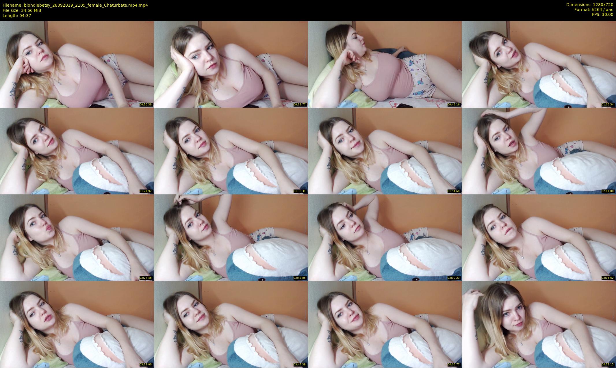 blondiebetsy — 5 minute Chaturbate female cam show recording, 720p, Sep 28, 2019