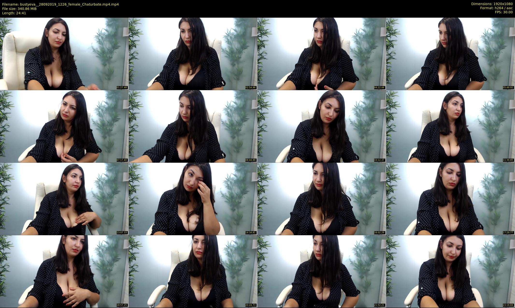 bustyeva_ — 25 minute Chaturbate female cam show recording, 1080p, Sep 28, 2019