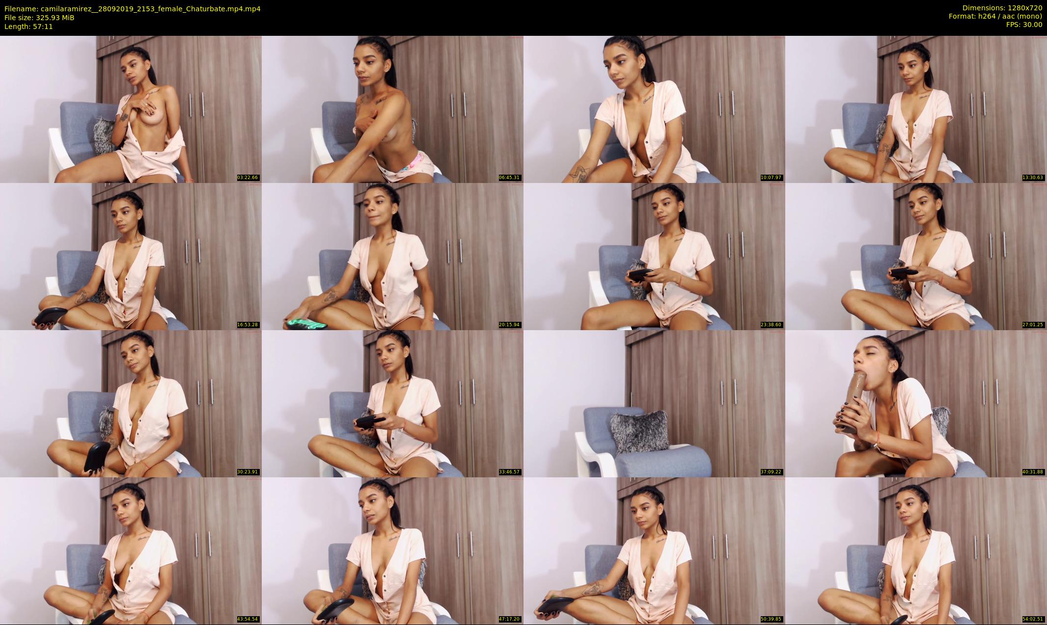 camilaramirez_ — 58 minute Chaturbate female cam show recording, 720p, Sep 28, 2019