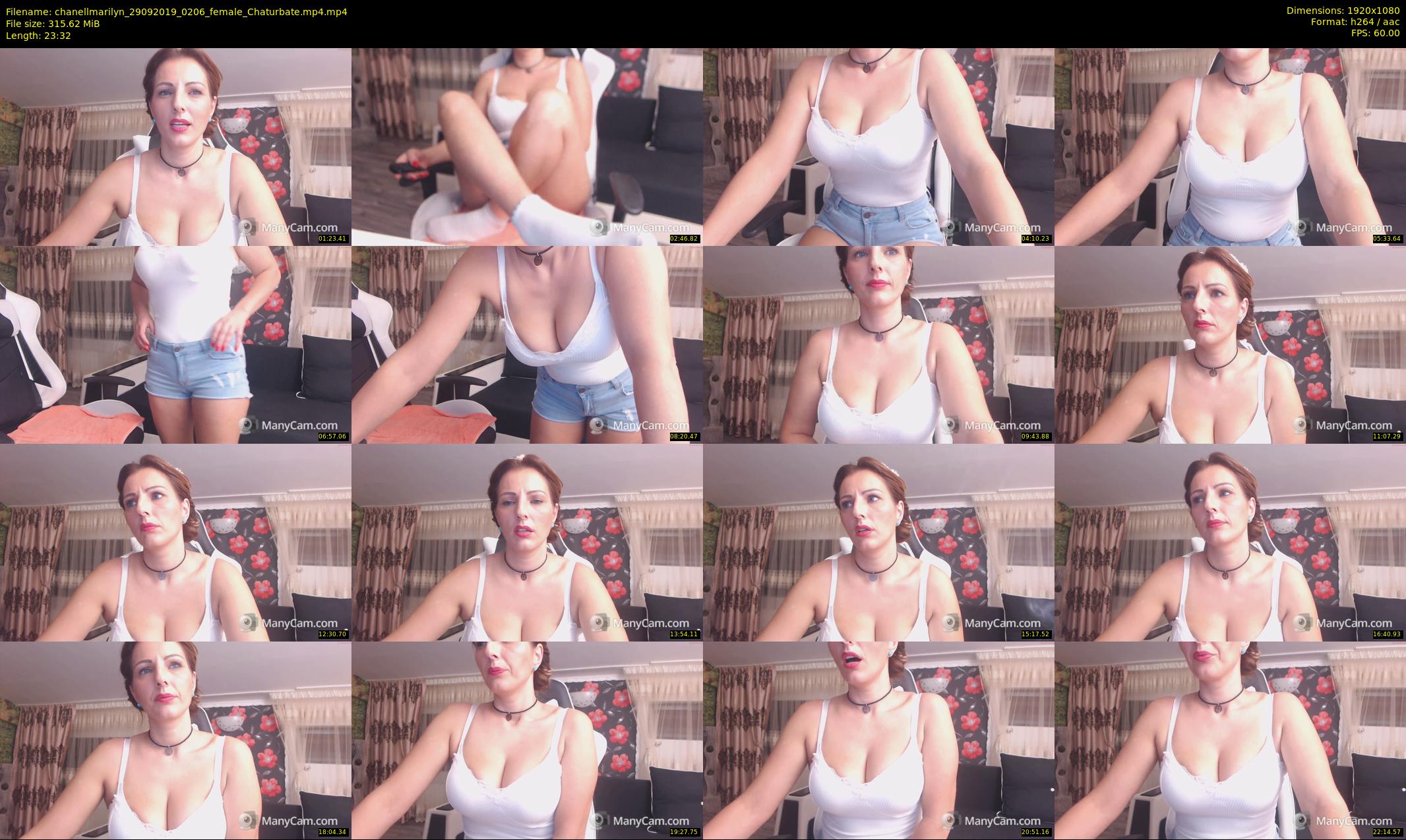 chanellmarilyn — 24 minute Chaturbate female cam show recording, 1080p, Sep 29, 2019