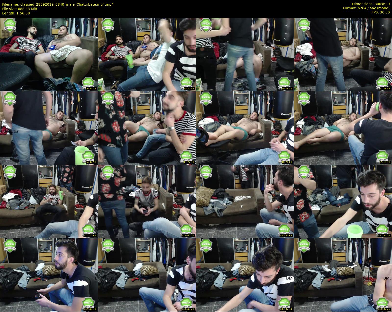 classied — 117 minute Chaturbate male cam show recording, 480p, Sep 28, 2019