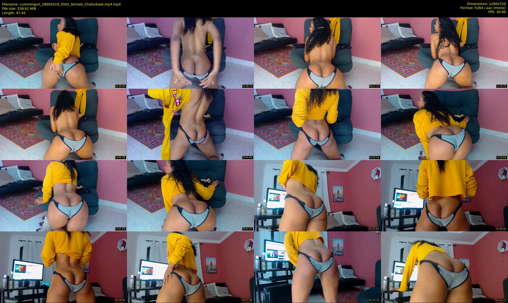 cummingurl — 48 minute Chaturbate couple cam show recording, 720p, Sep 28, 2019