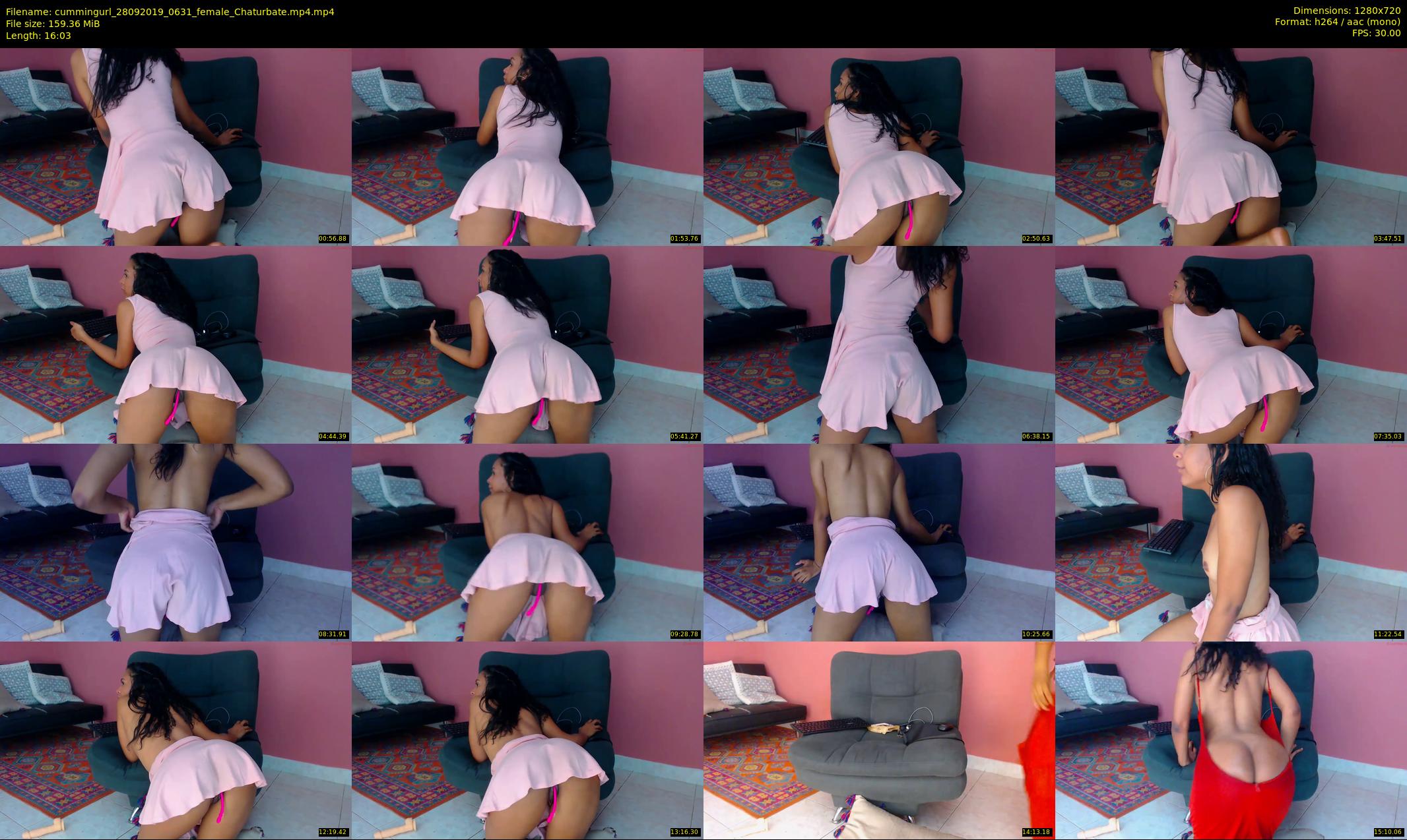 cummingurl — 17 minute Chaturbate couple cam show recording, 720p, Sep 28, 2019